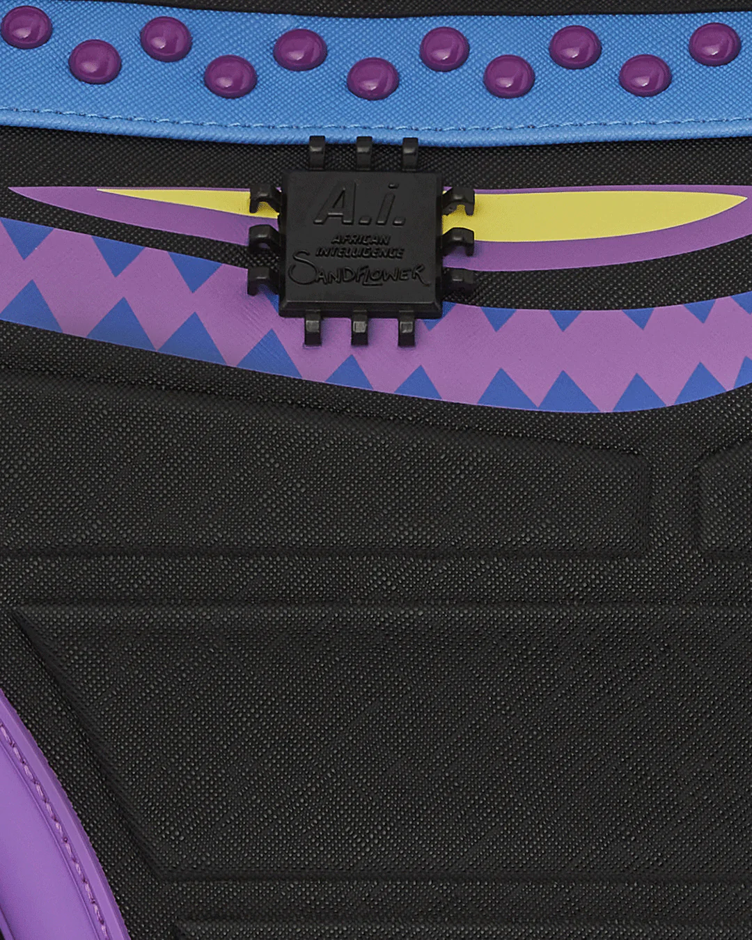 A.i. Purple Wonderland Tote - Image 8