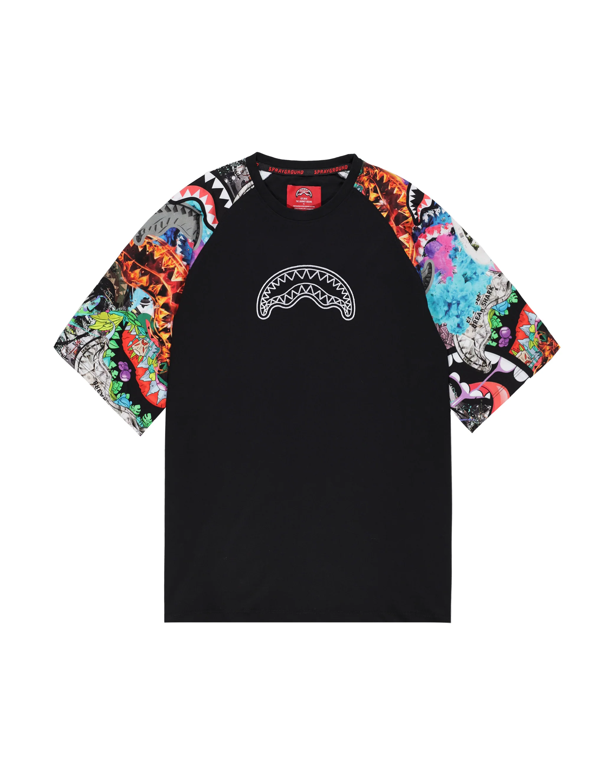 ALL THE SHARK RAGLAN OVER T-SHIRT - Image 8