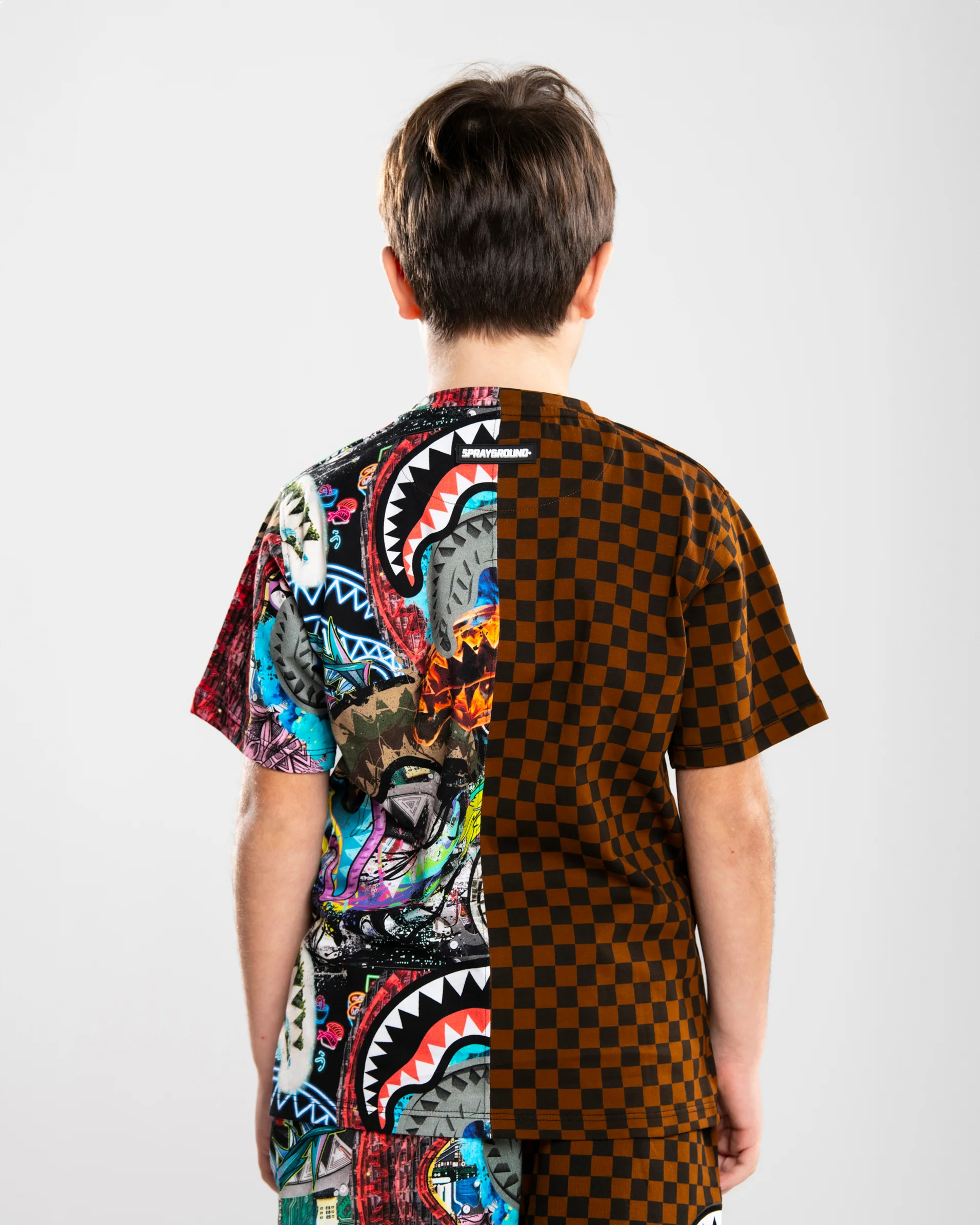 ALL THE SHARKS SPLIT REGULAR T-SHIRT - Image 6