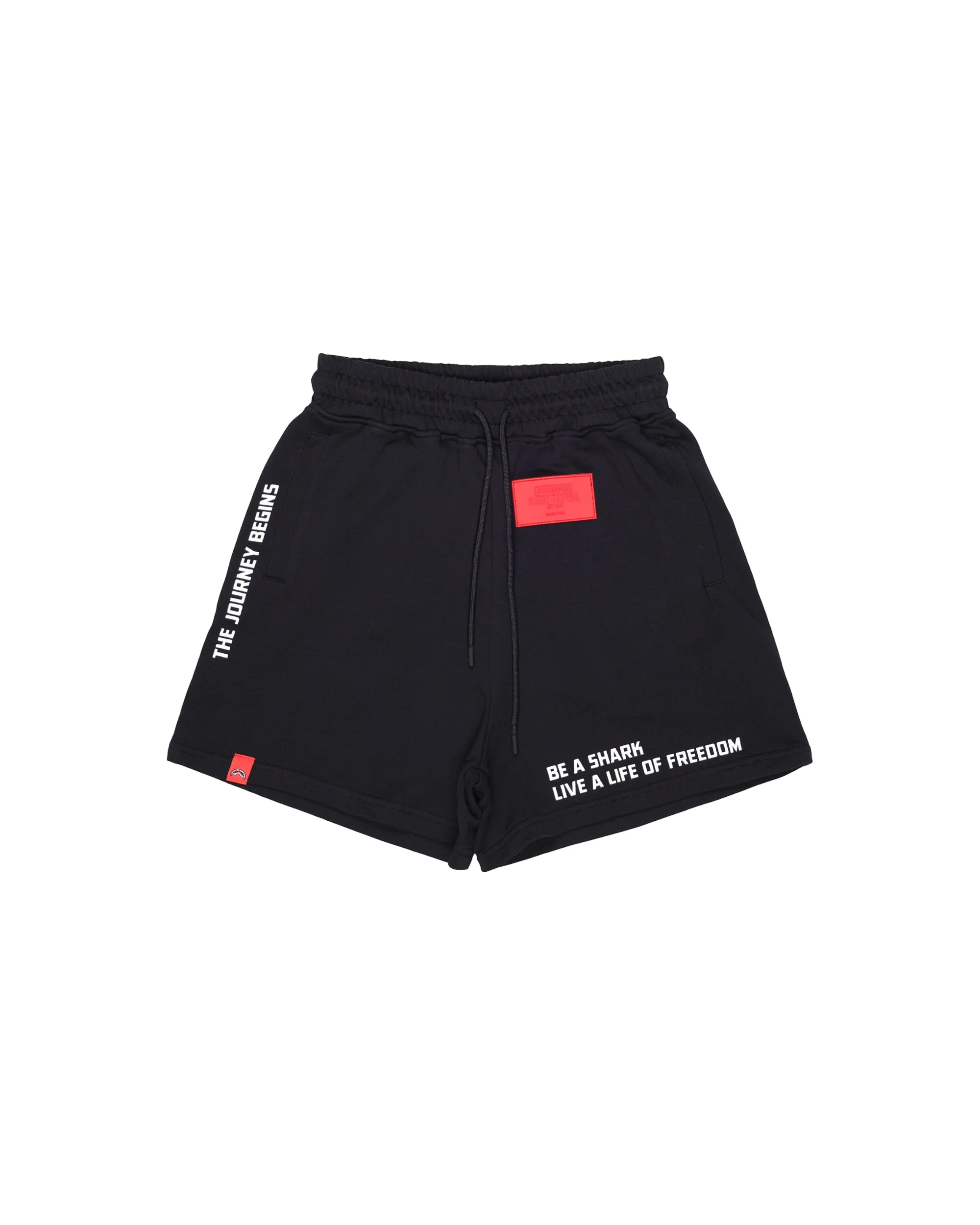 BE A SHARK COMFY SHORTS BLACK