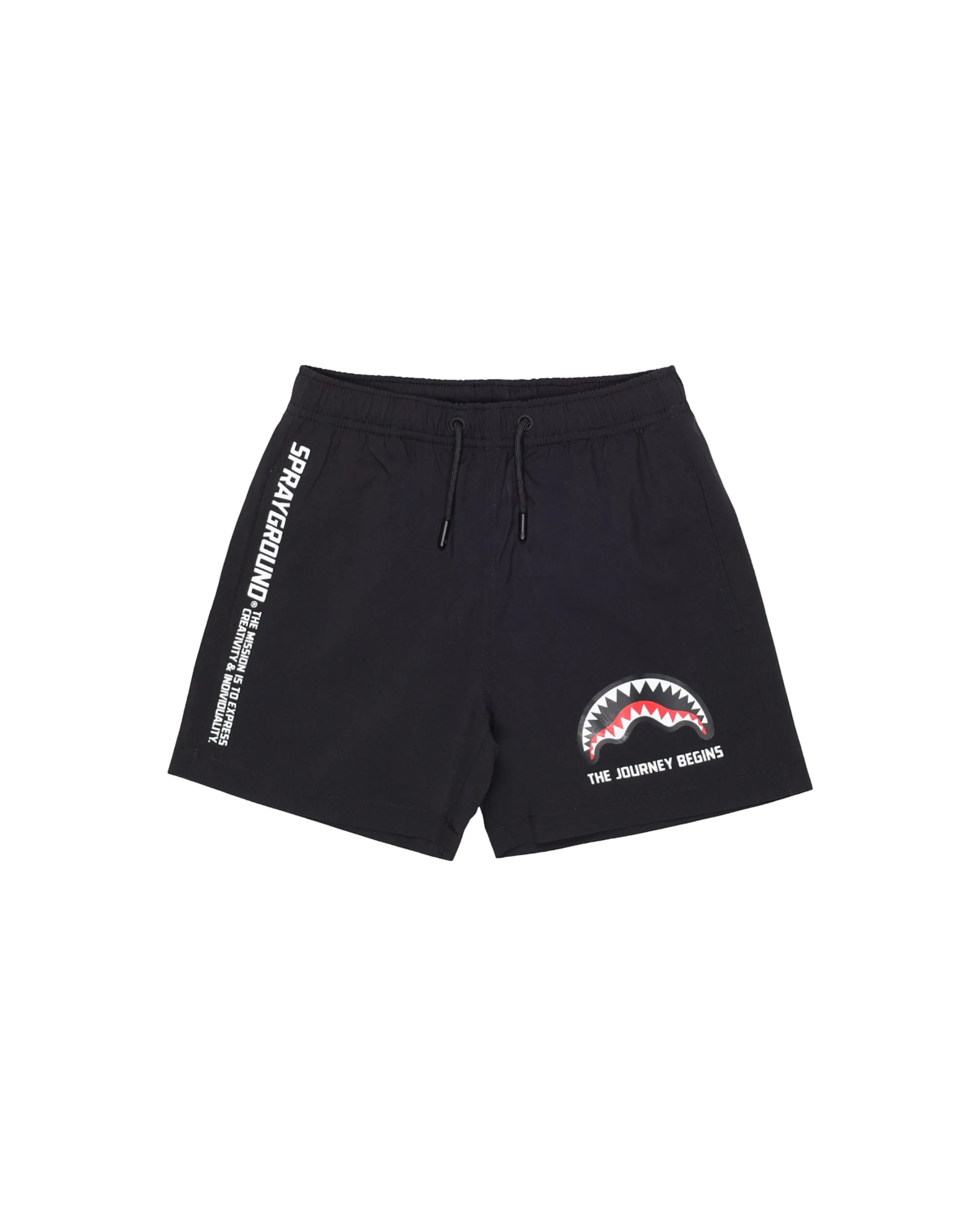 BE A SHARK SWIM TRUNKS BLK
