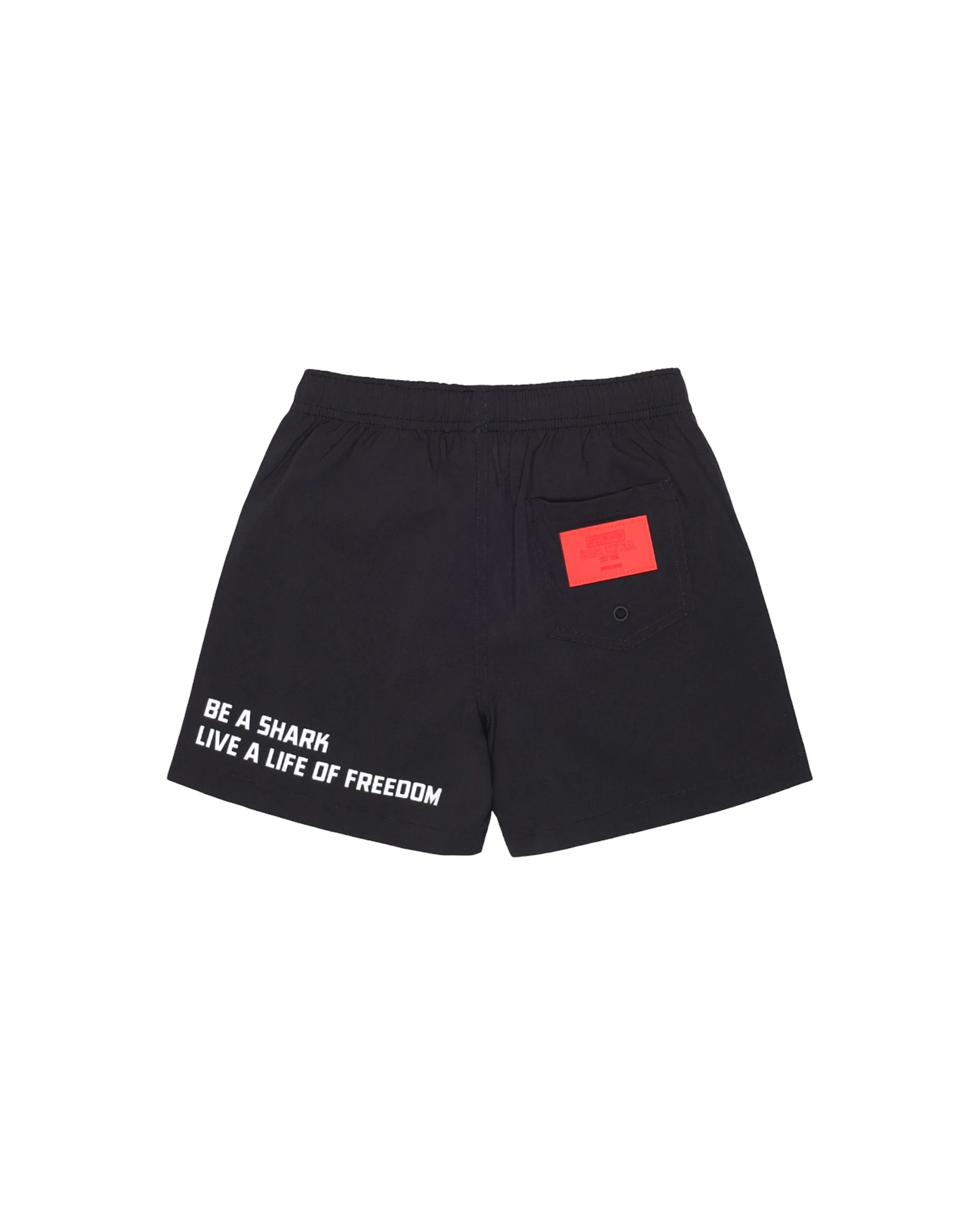 BE A SHARK SWIM TRUNKS BLK - Image 2