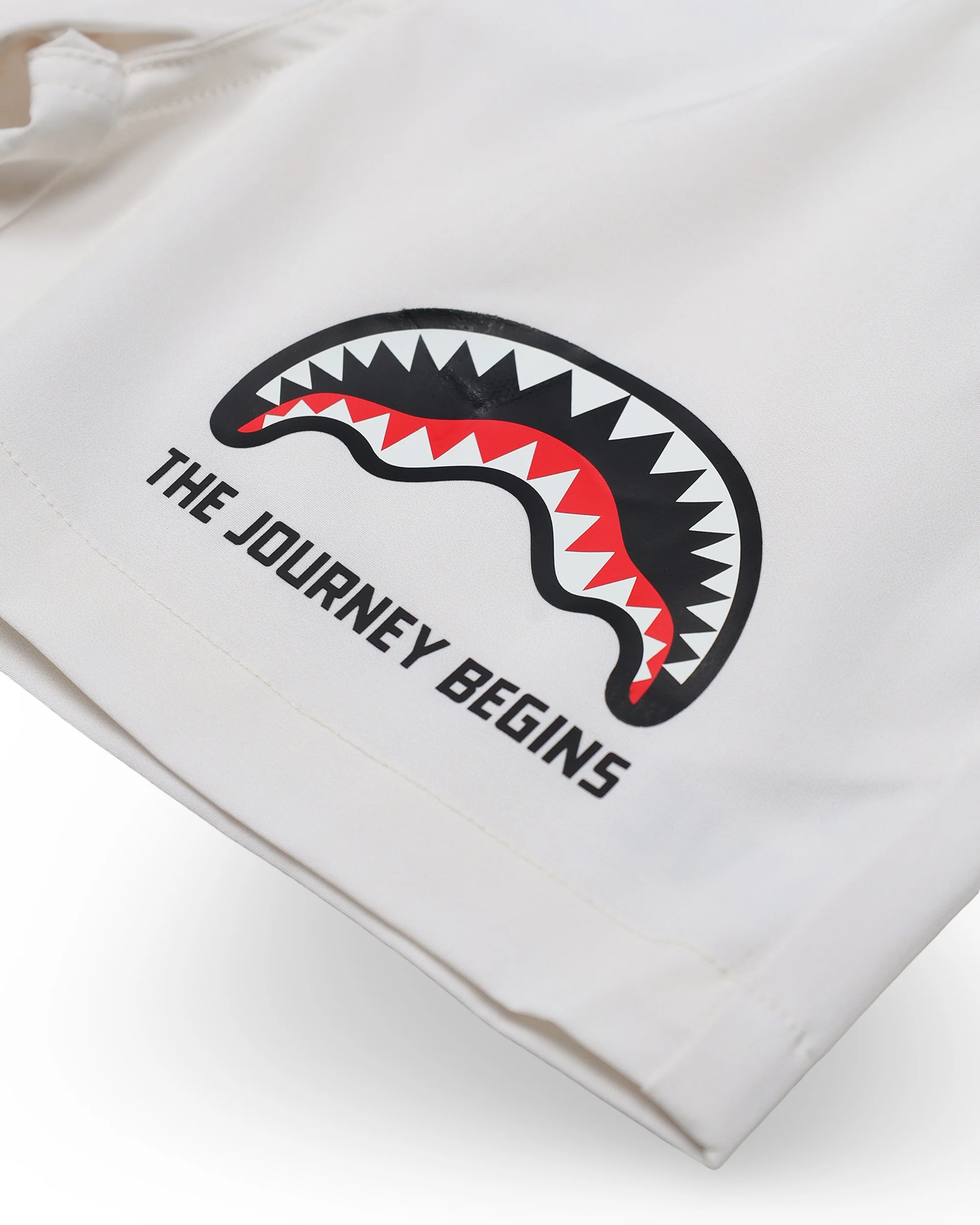 BE A SHARK SWIM TRUNKS IVORY - Image 3