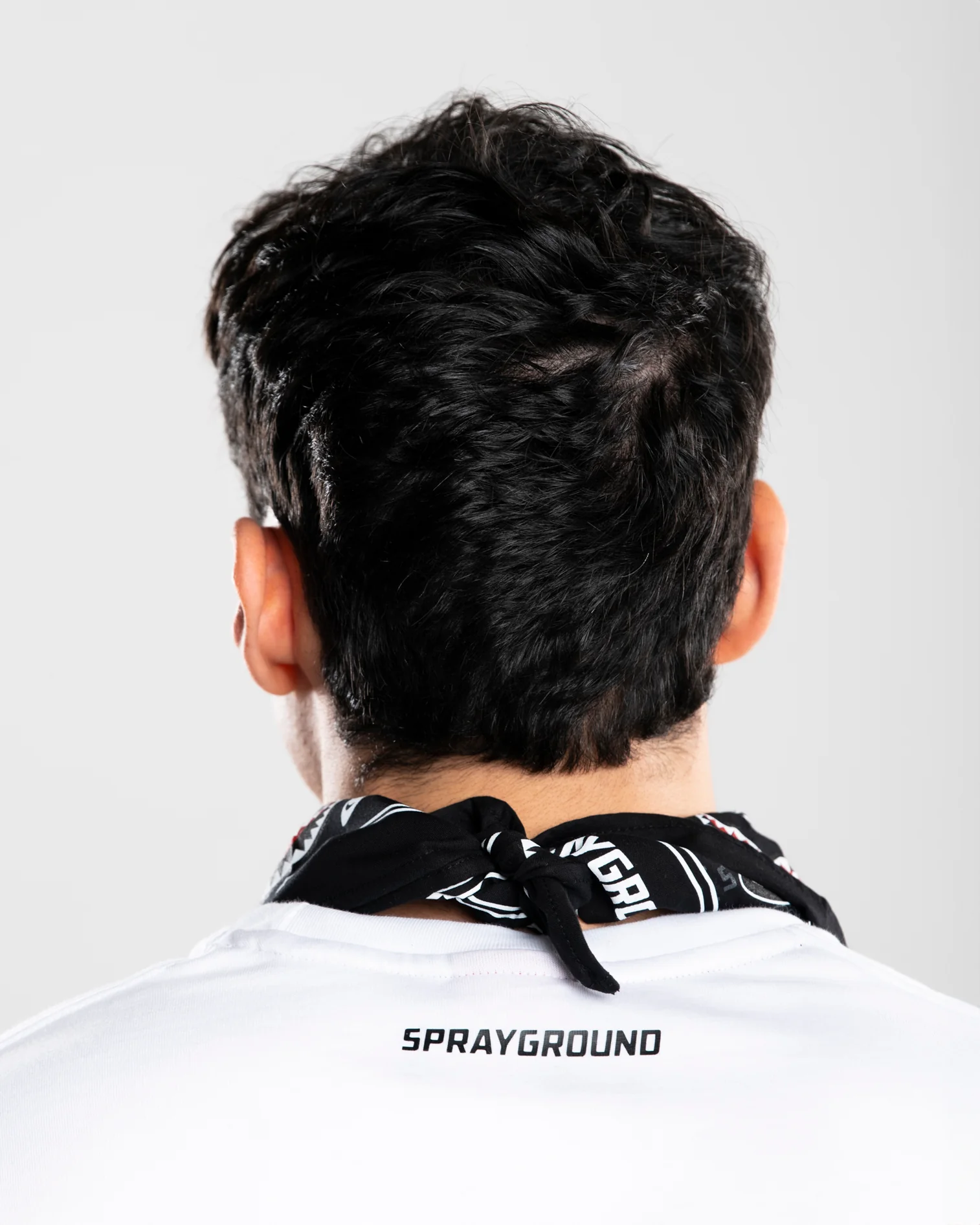 BLACK BANDANA - REGULAR WHITE T-SHIRT - Image 7