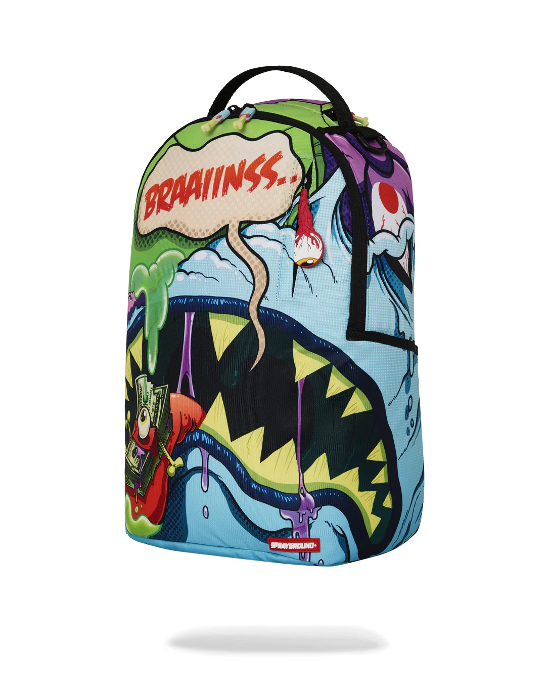 Blue Zombie Shark Backpack - Image 9
