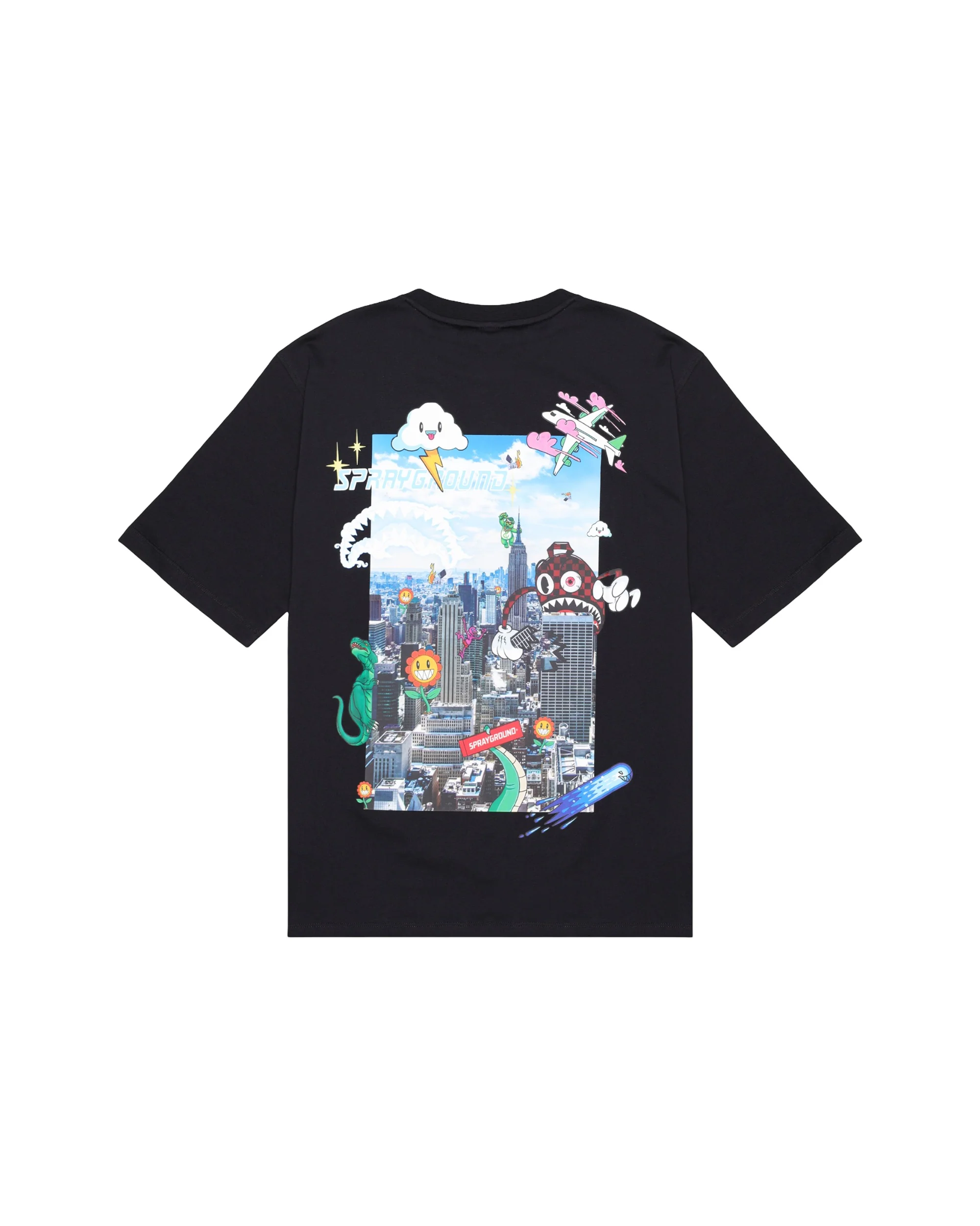 CHARACTER INVASION T-SHIRT BLK - Image 2