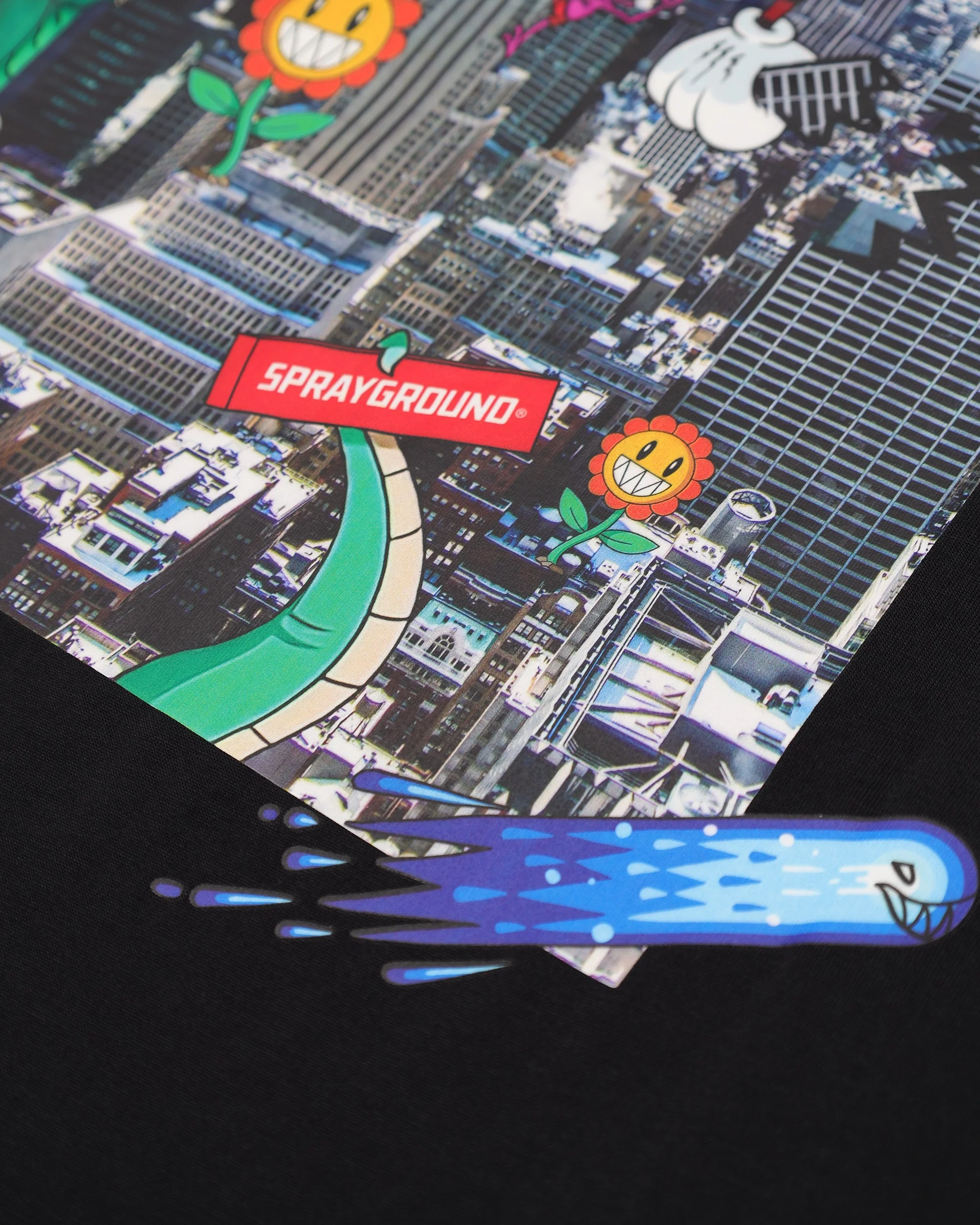CHARACTER INVASION T-SHIRT BLK - Image 8