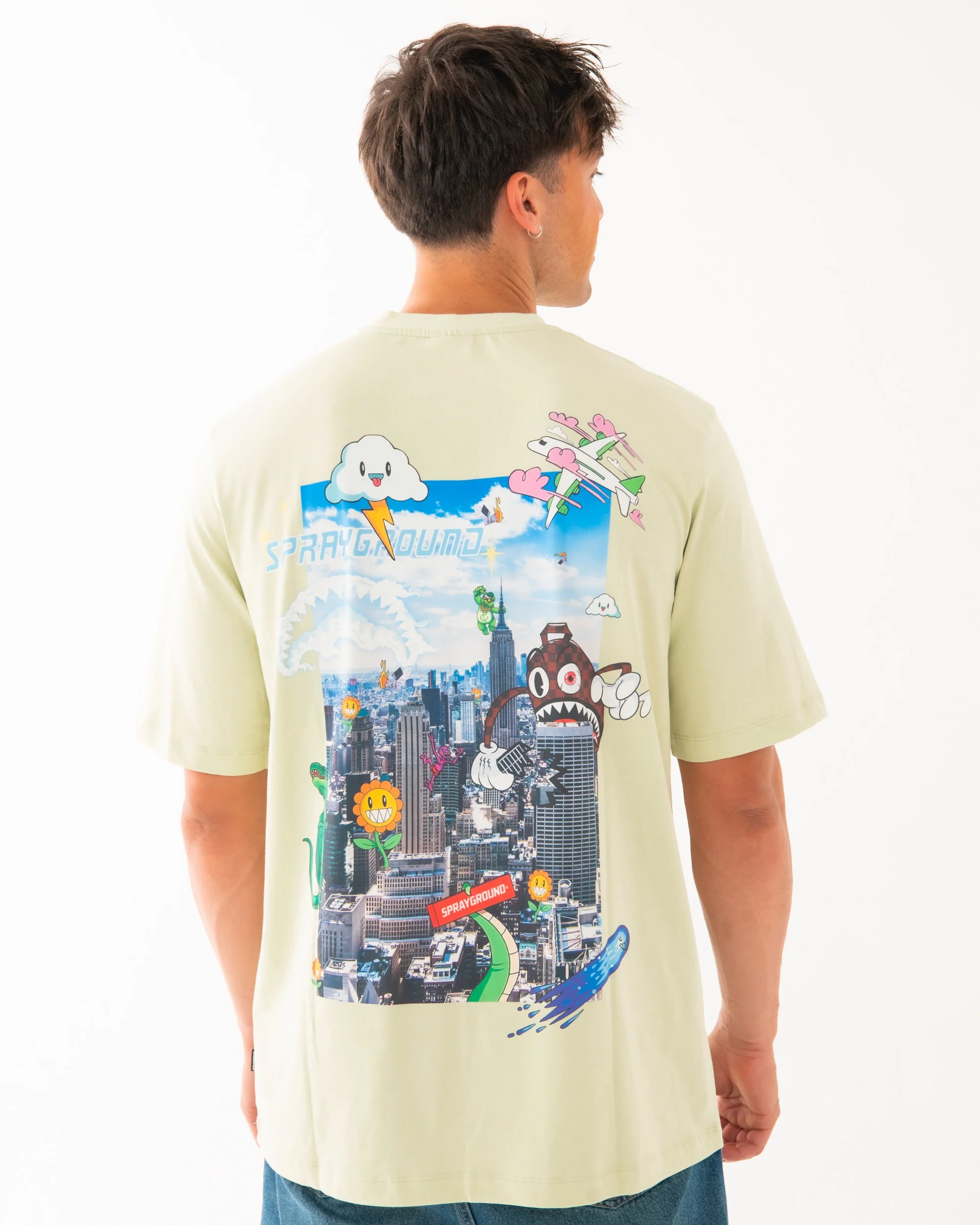CHARACTER INVASION T-SHIRT SAGE - Image 5