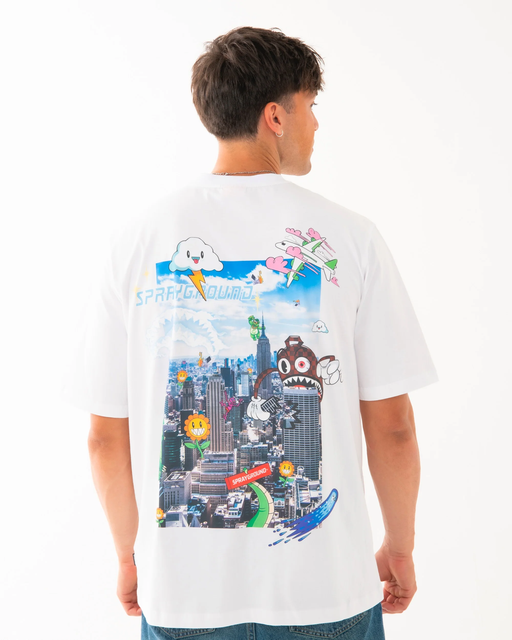 CHARACTER INVASION T-SHIRT WHT - Image 4