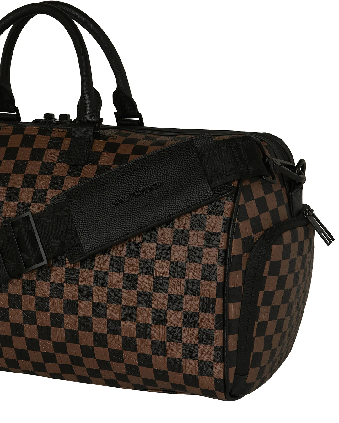 CHECK 2 EMBOSS DUFFLE - Image 5