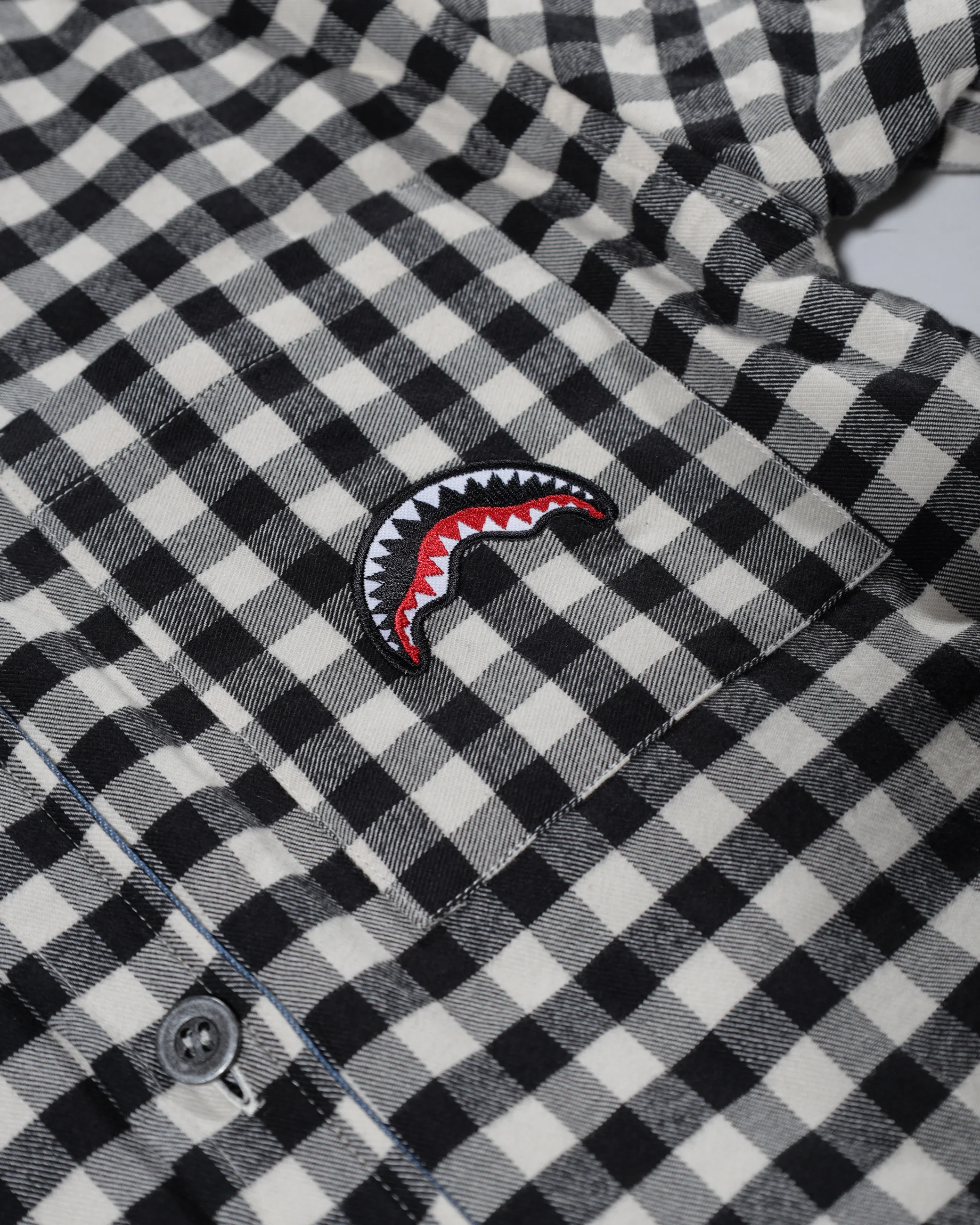 CHECK DENIM PADDED DOUBLE SHIRT J - Image 8