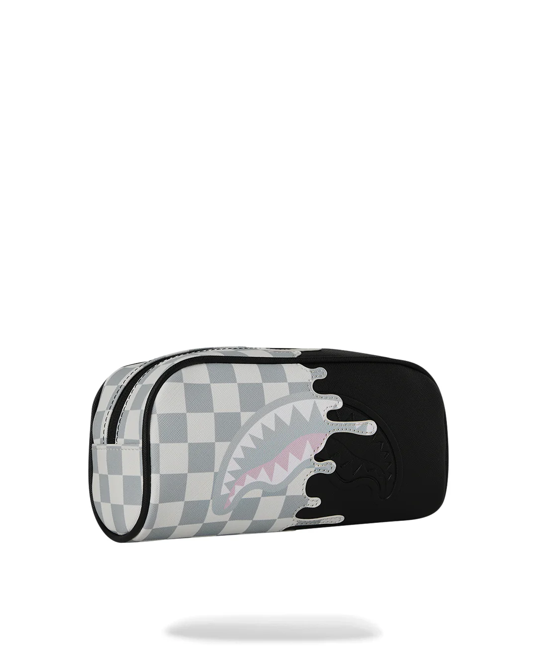CREAM CHECK UNFINISHED SHARK PENCIL POUCH - Image 2