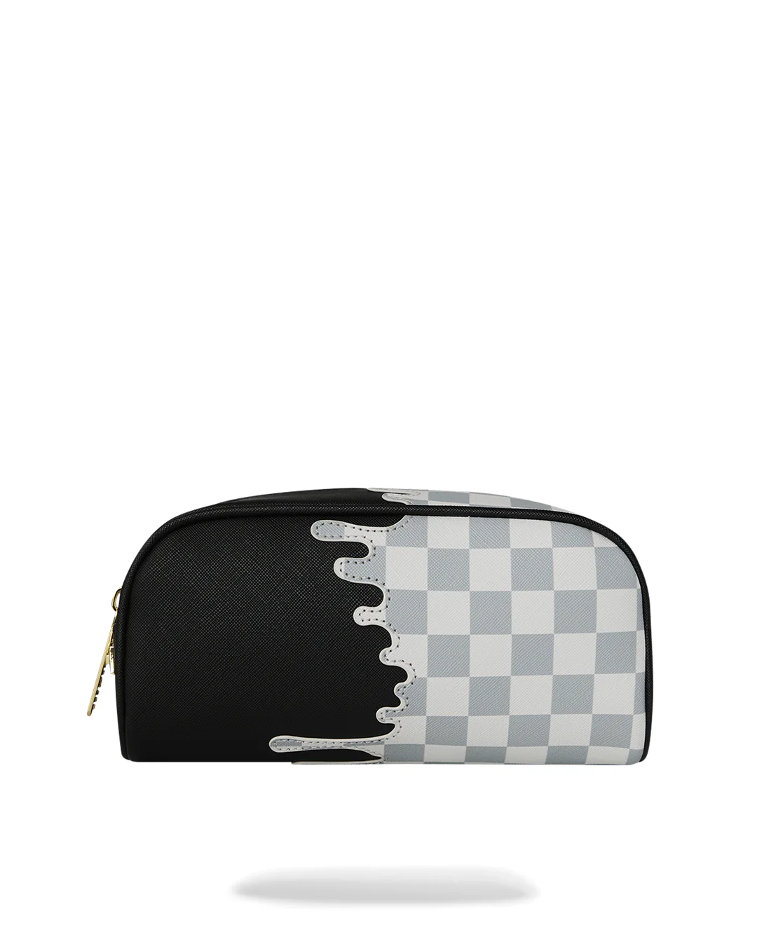 CREAM CHECK UNFINISHED SHARK PENCIL POUCH - Image 4