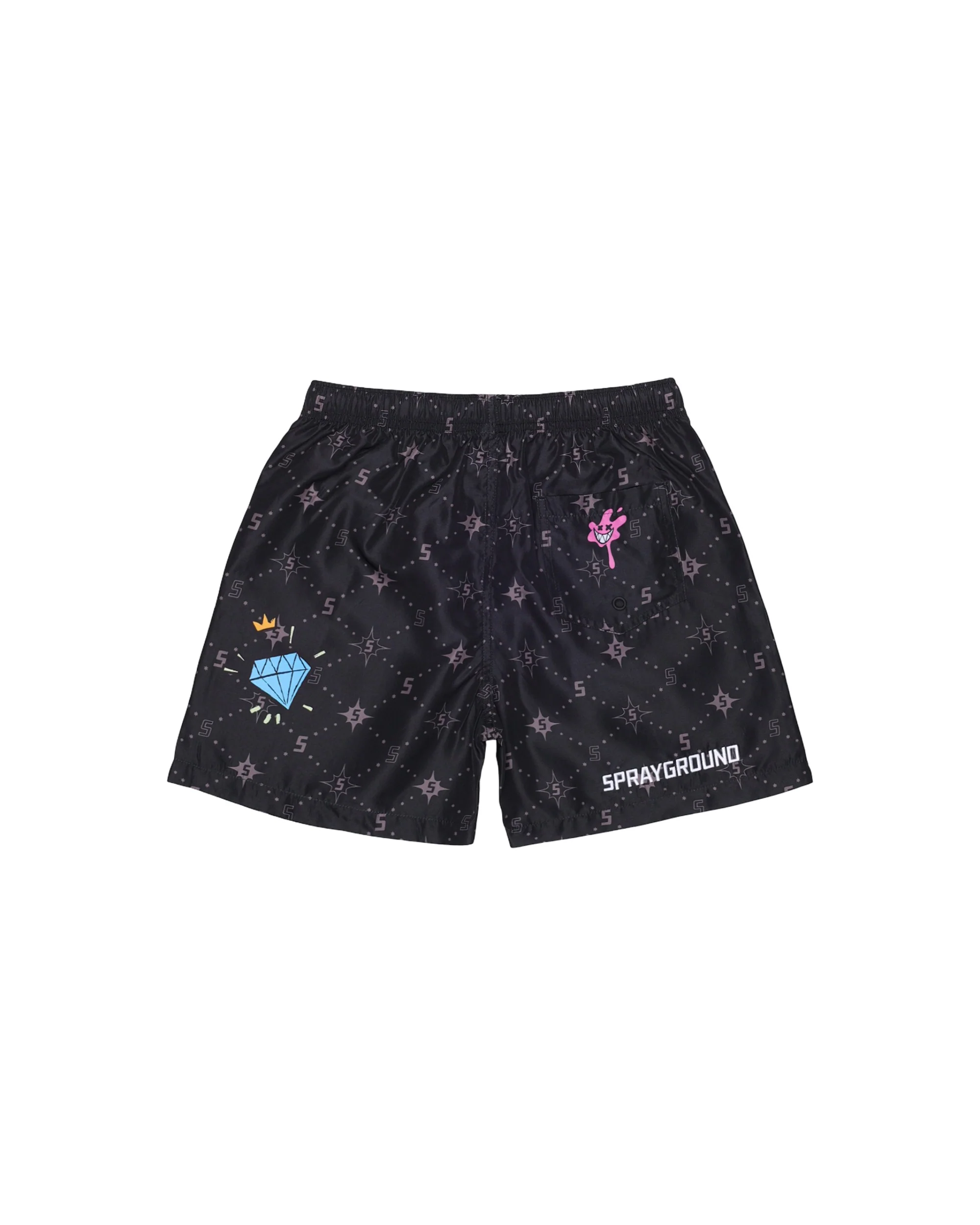 CREATE YOUR WORLD SWIM TRUNKS BLK - Image 2