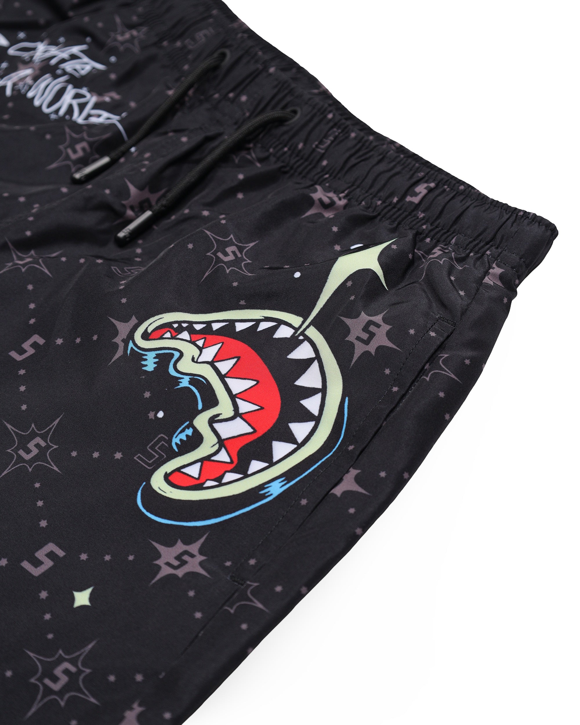 CREATE YOUR WORLD SWIM TRUNKS BLK - Image 4