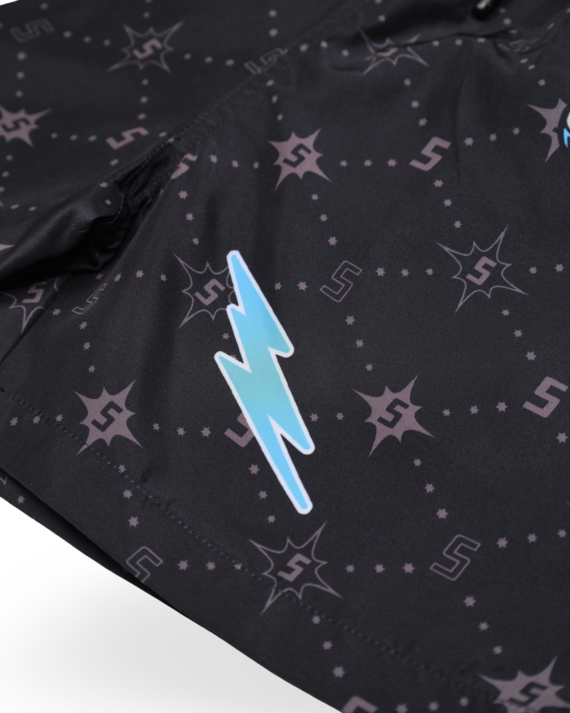 CREATE YOUR WORLD SWIM TRUNKS BLK - Image 5