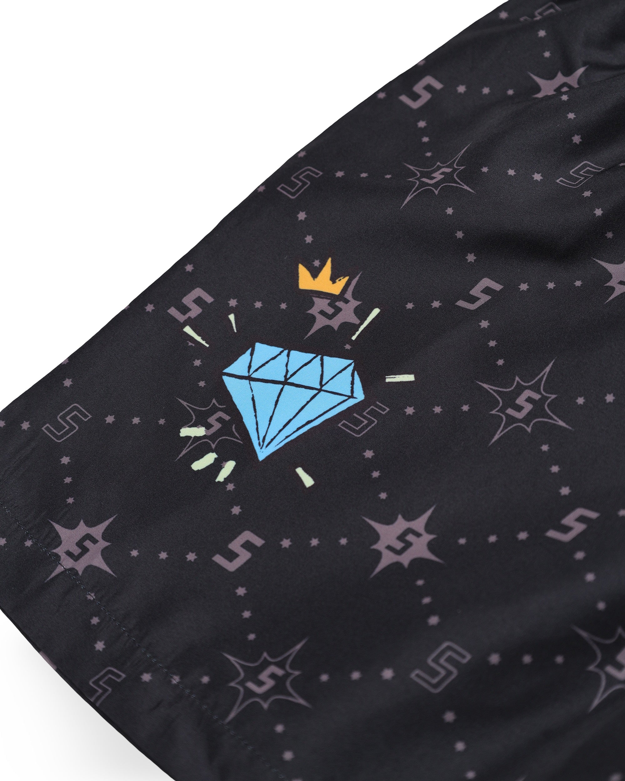 CREATE YOUR WORLD SWIM TRUNKS BLK - Image 9