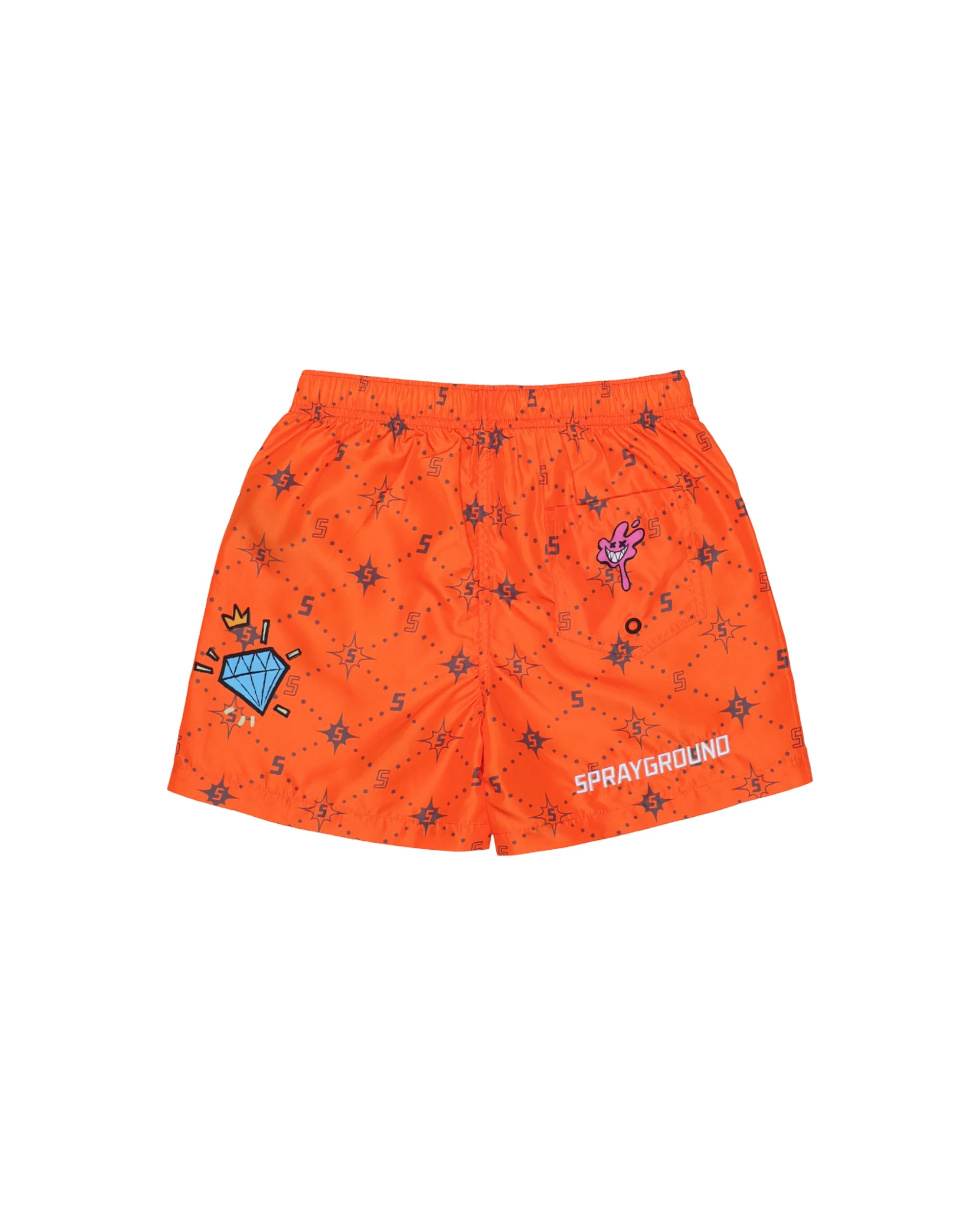 CREATE YOUR WORLD SWIM TRUNKS ORANGE - Image 2