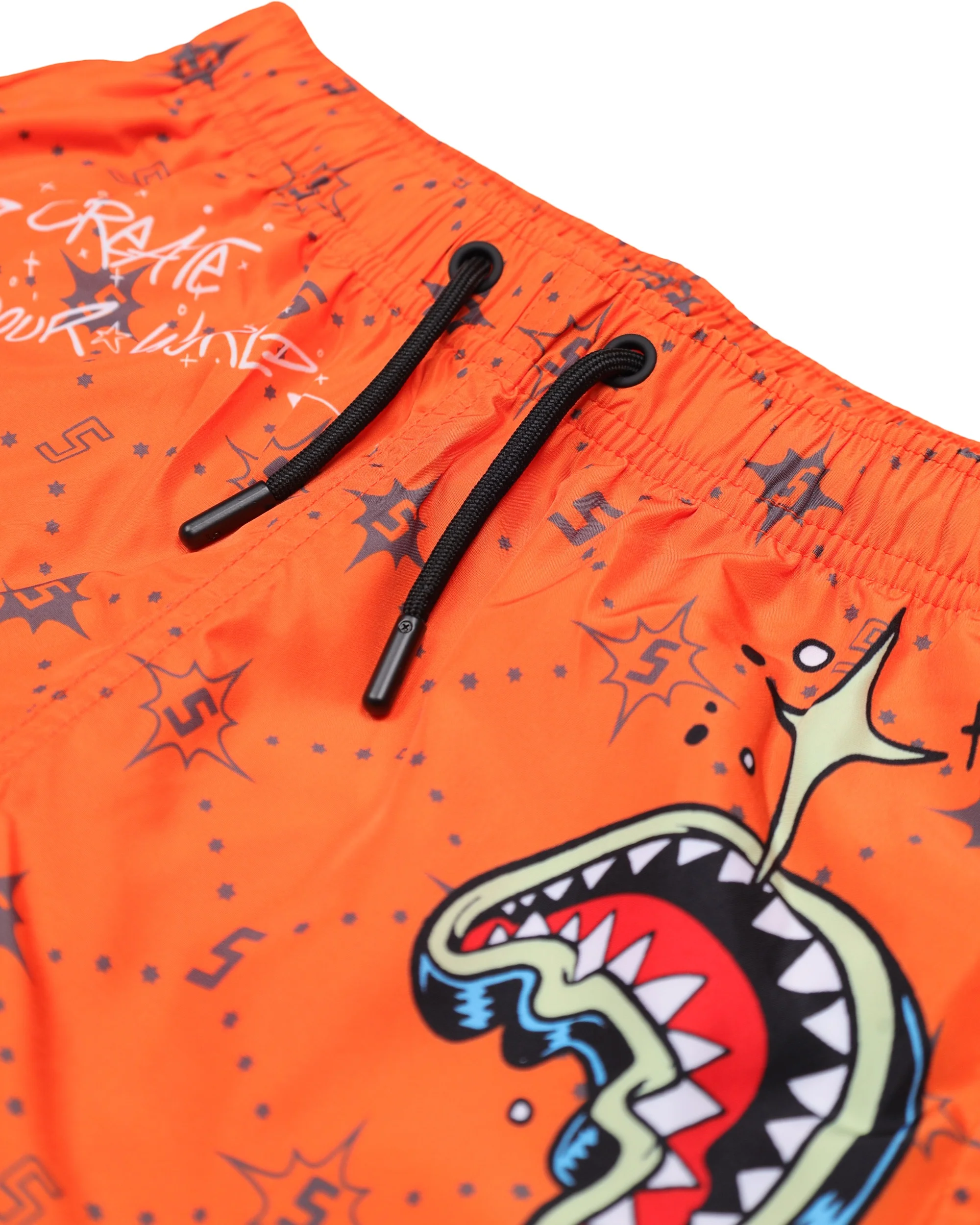 CREATE YOUR WORLD SWIM TRUNKS ORANGE - Image 3
