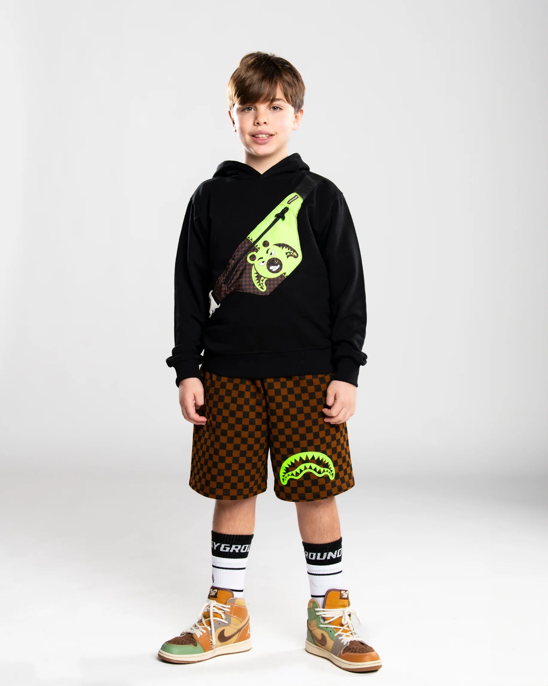 CROSSBODY MONEY BEAR CUT REGULAR HOODIE - Image 2