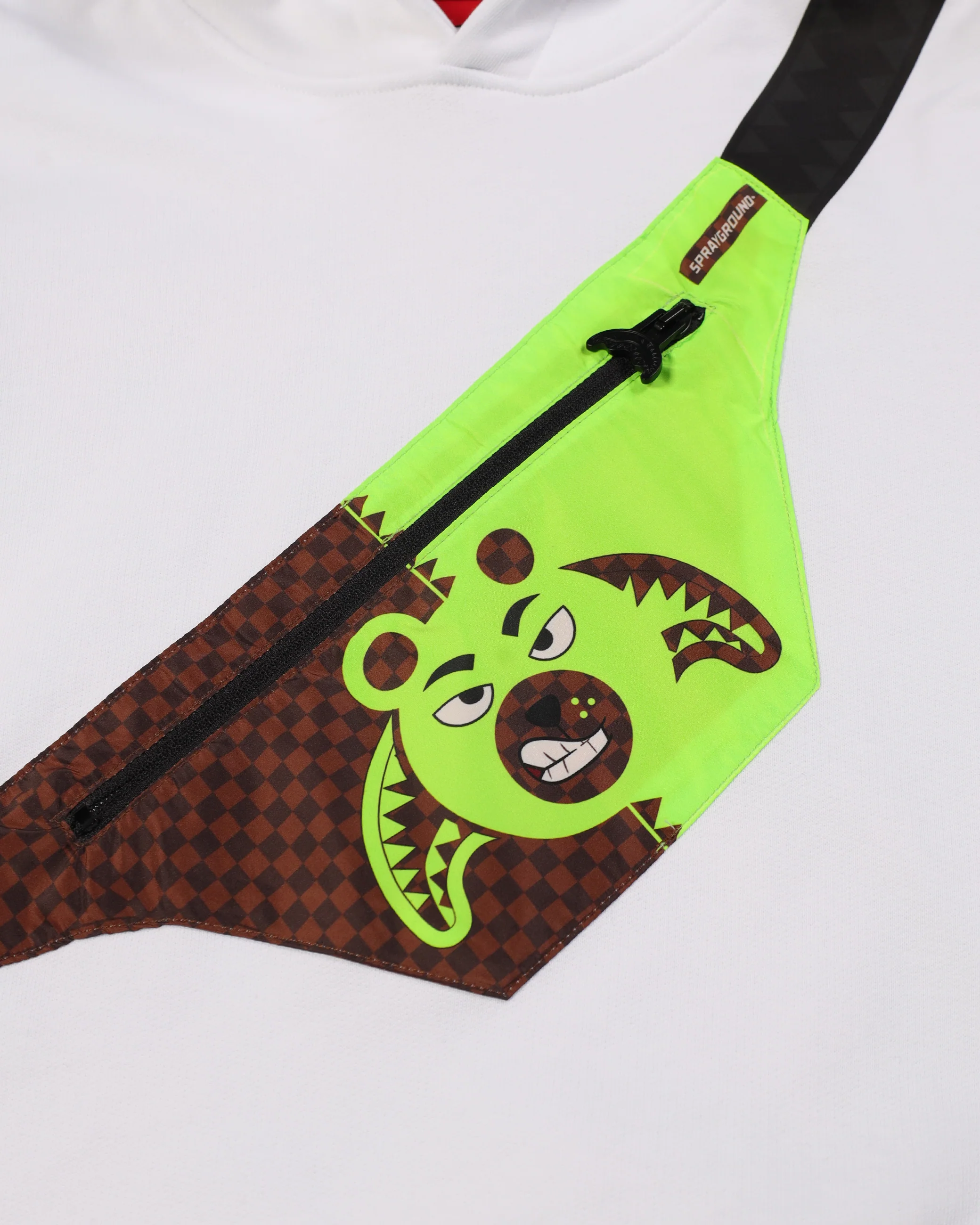 CROSSBODY MONEY BEAR CUT REGULAR HOODIE - Image 3