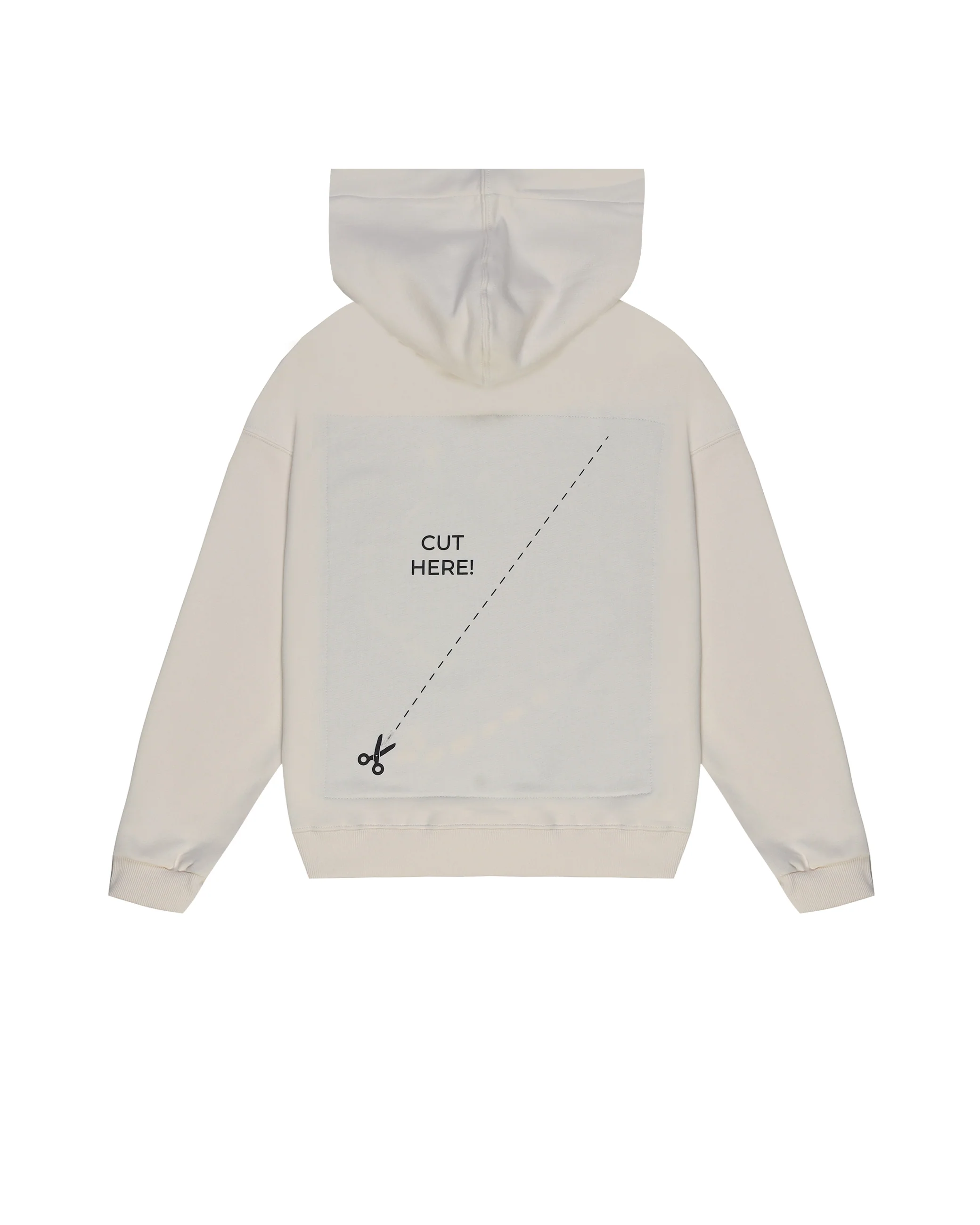 CUT ALONG THE LINES OVER HOODIE - Image 2