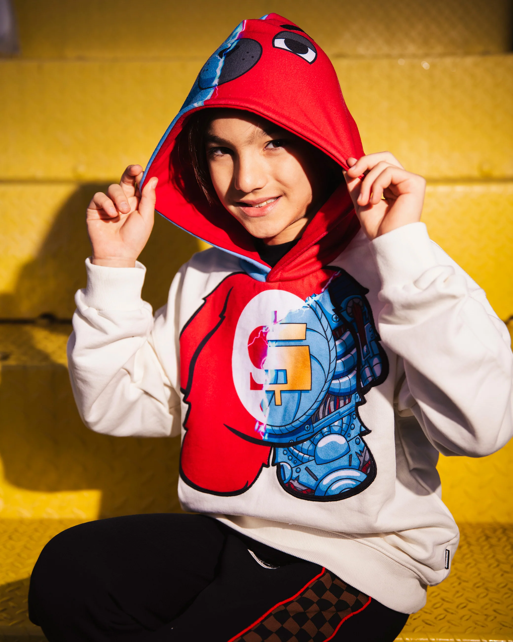CYBORG BEAR OVER HOODIE - Image 2