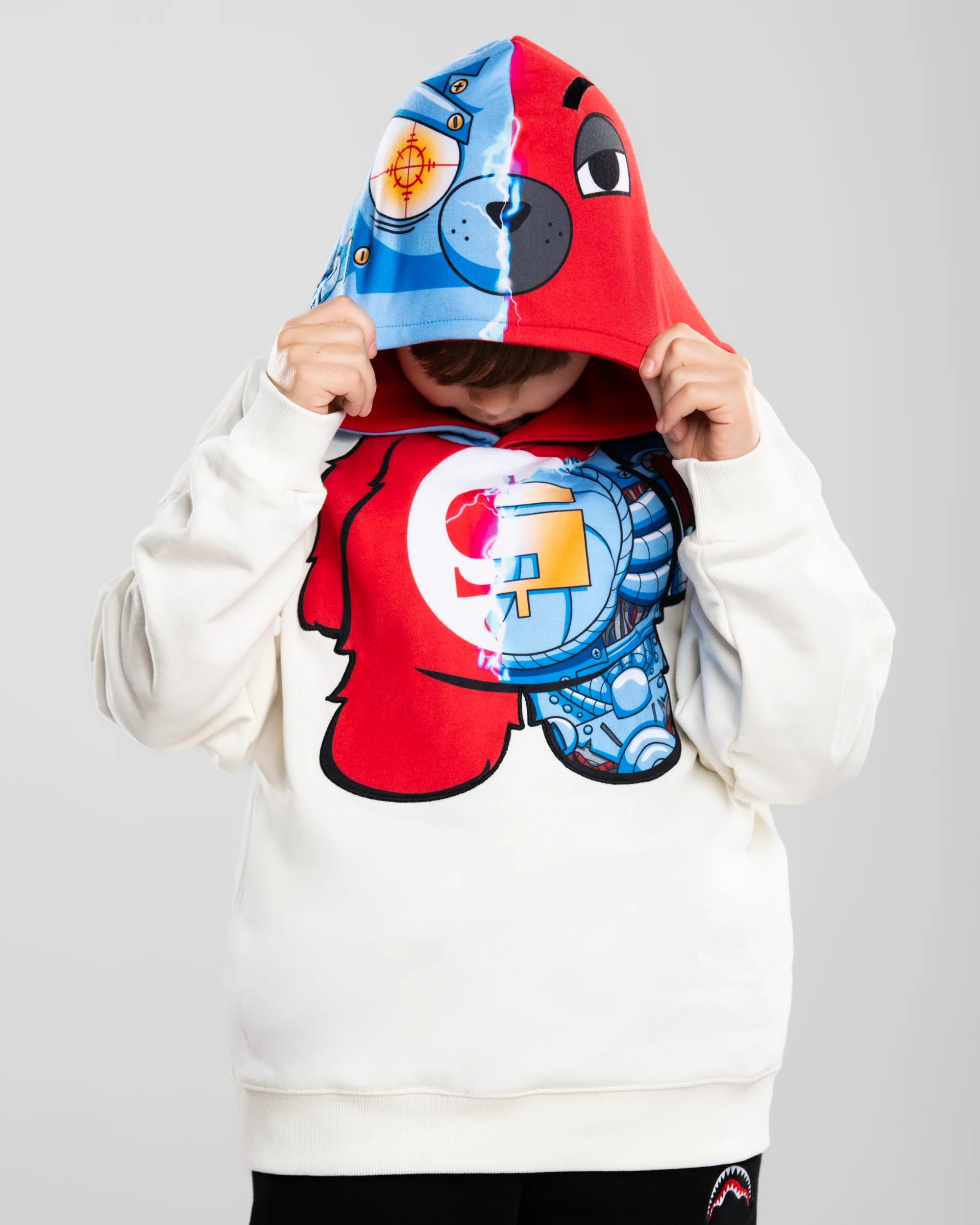 CYBORG BEAR OVER HOODIE - Image 7