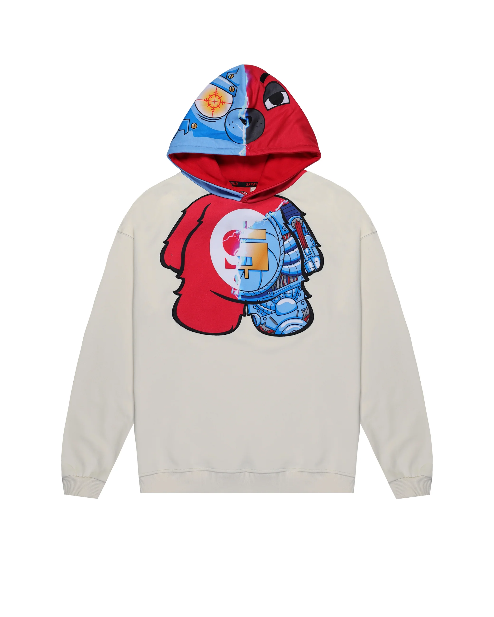 CYBORG BEAR OVER HOODIE - Image 2