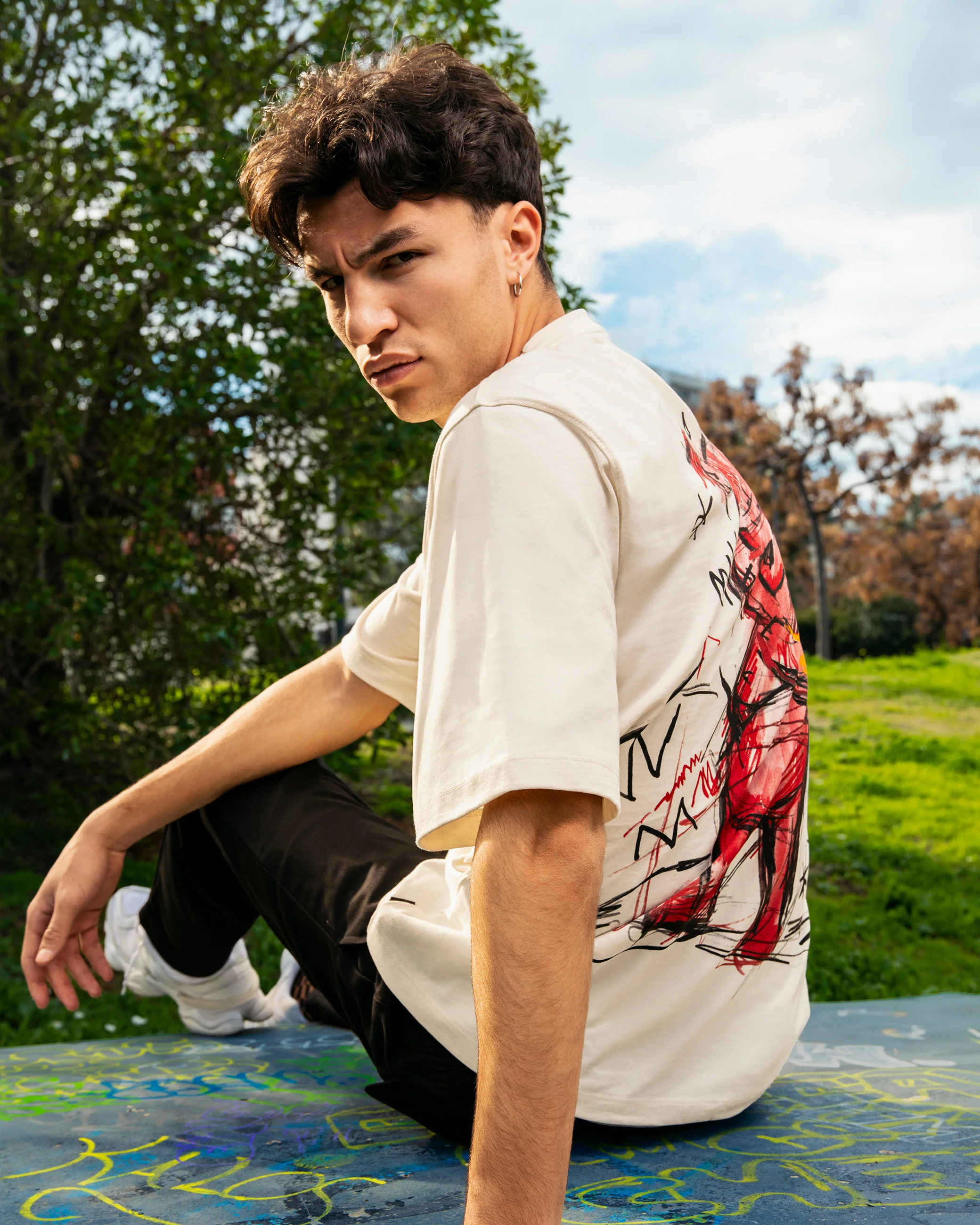 DIABLO BEAR DOODLE OVER T-SHIRT - Image 8