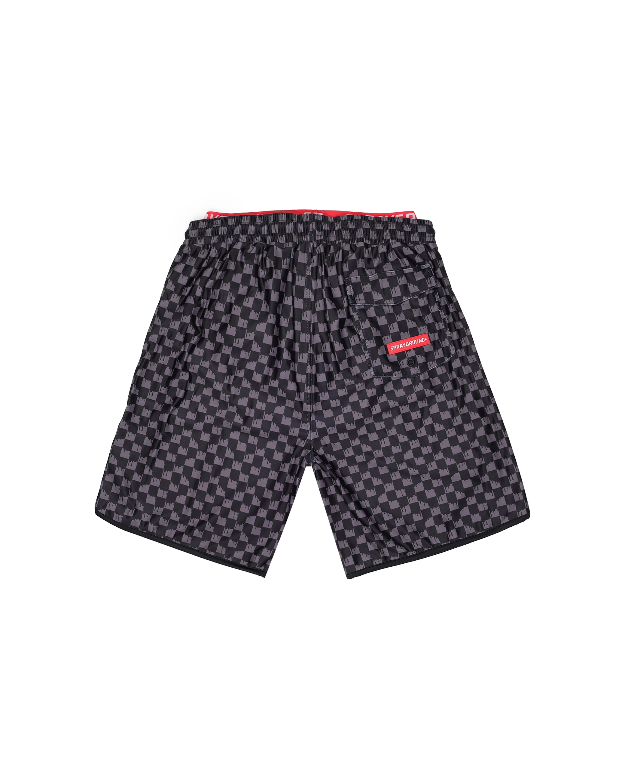 DRIP CHECKERED SWIM TRUNKS - Image 2