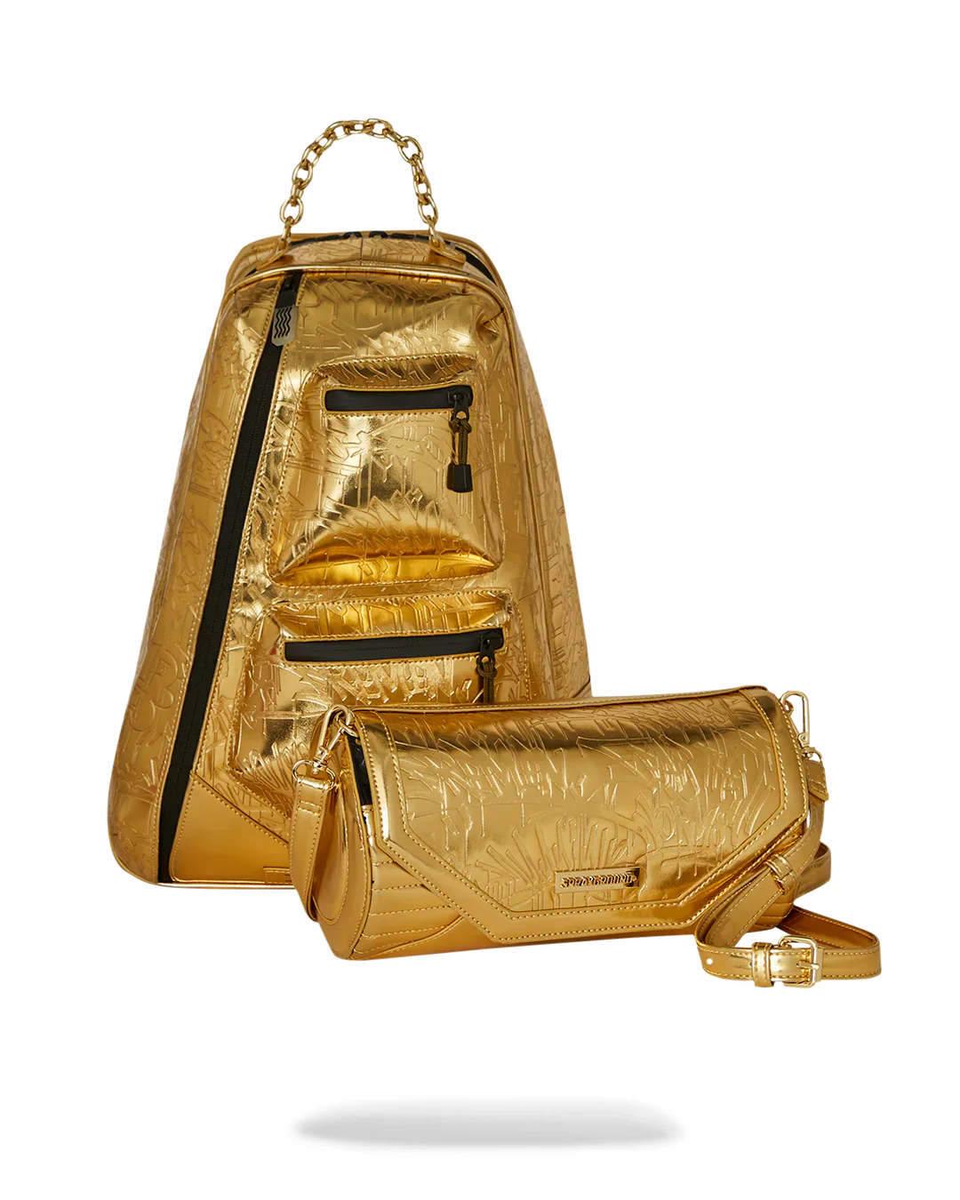 Dune Crossbody Gold Scribble - Image 10