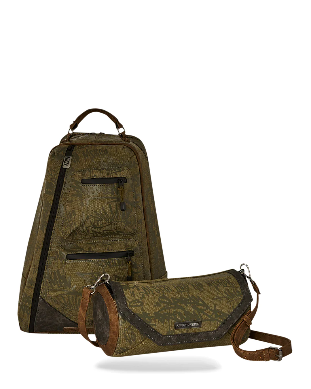 Dune Crossbody Tan Scribble - Image 3