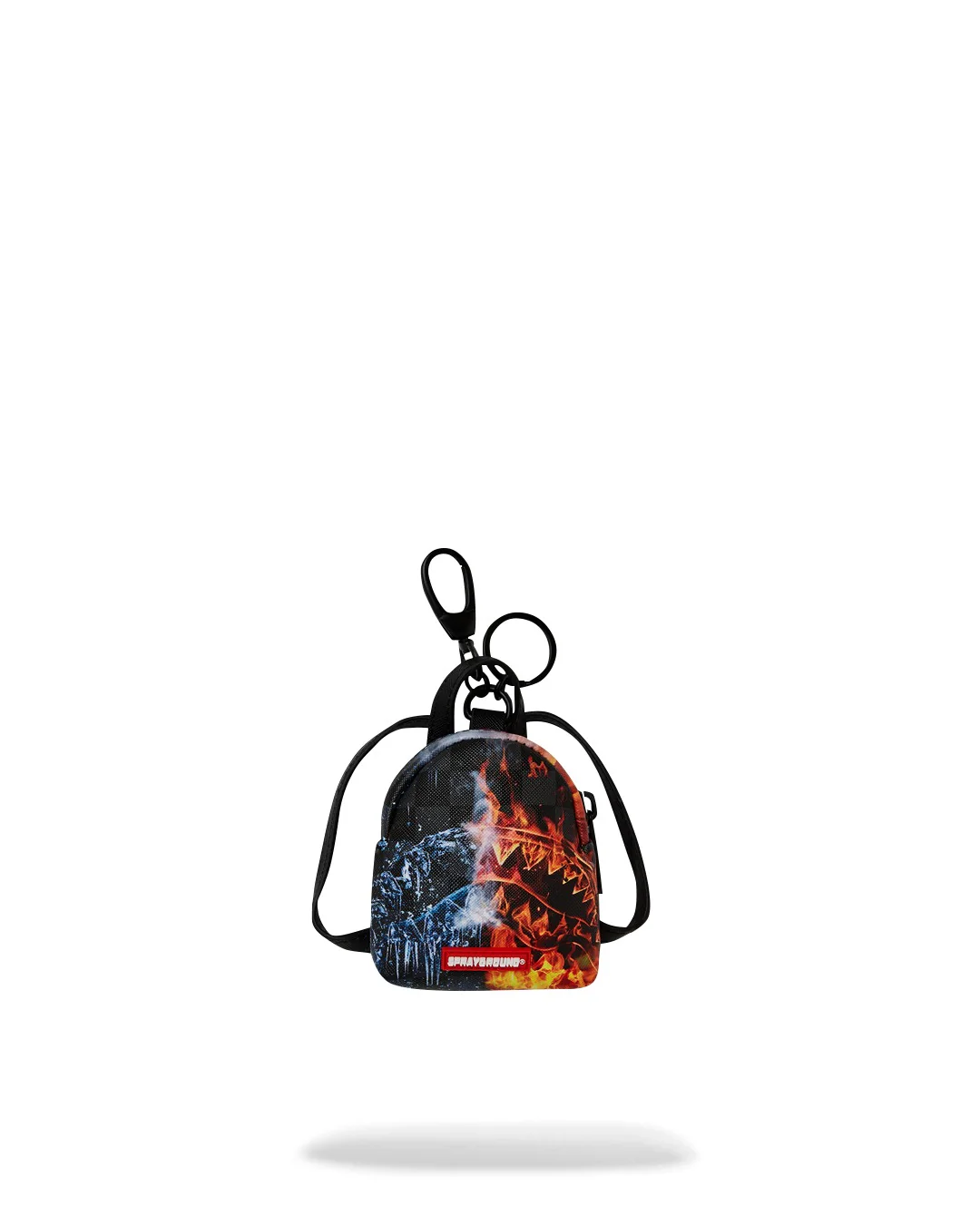 FIRE & ICE SHARK KEYCHAIN