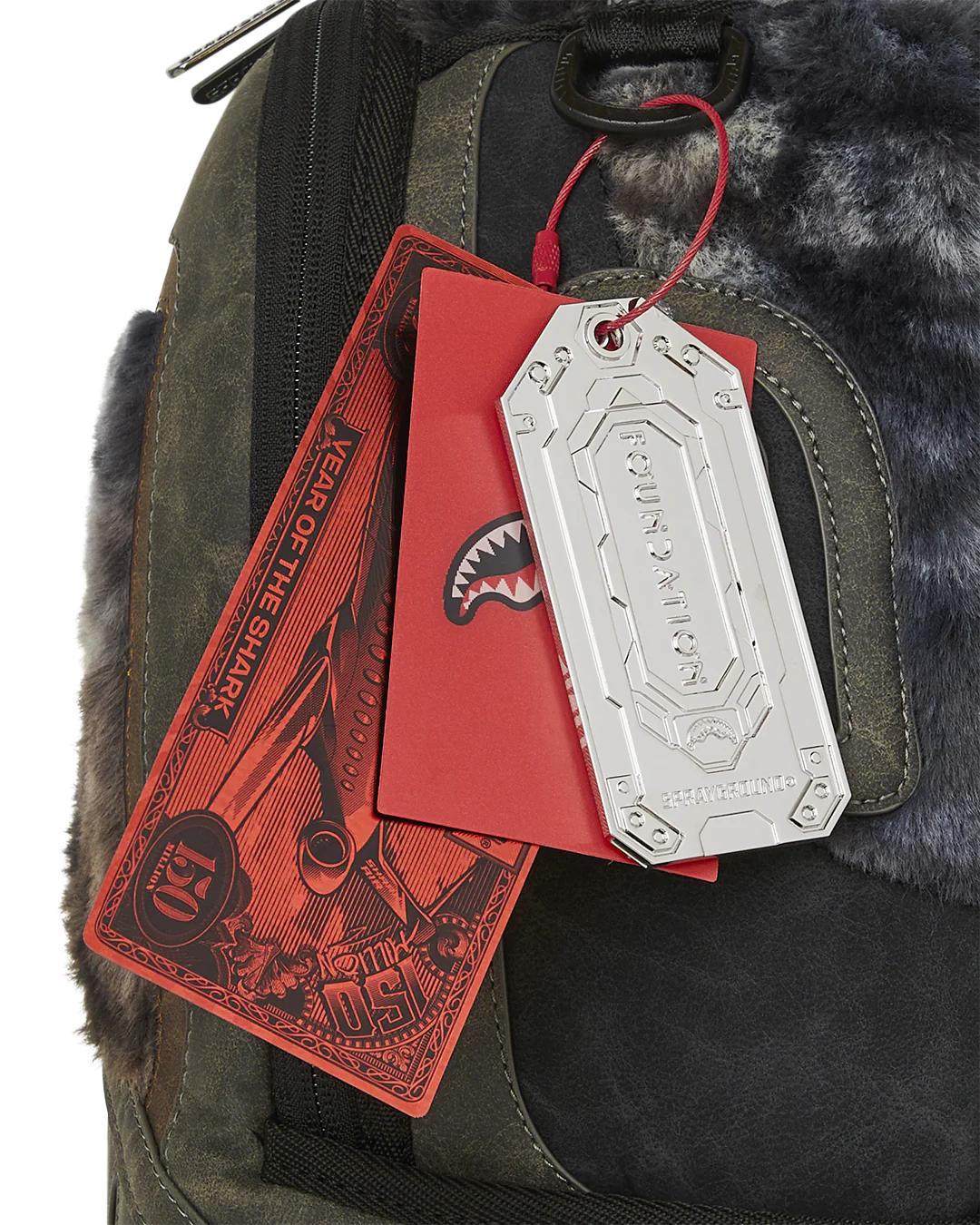 FOUNDATION DAYS FUR COAT SHARK BACKPACK - Image 11