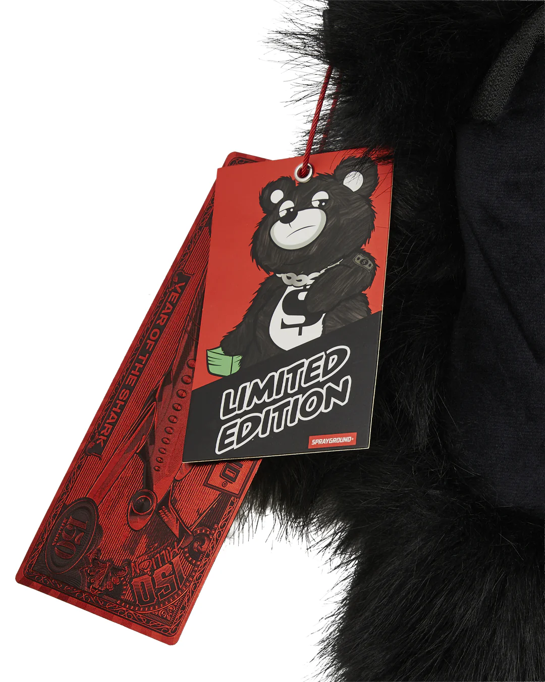 FUR CRAY BLACK BEAR CUB BACKPACK - Image 5