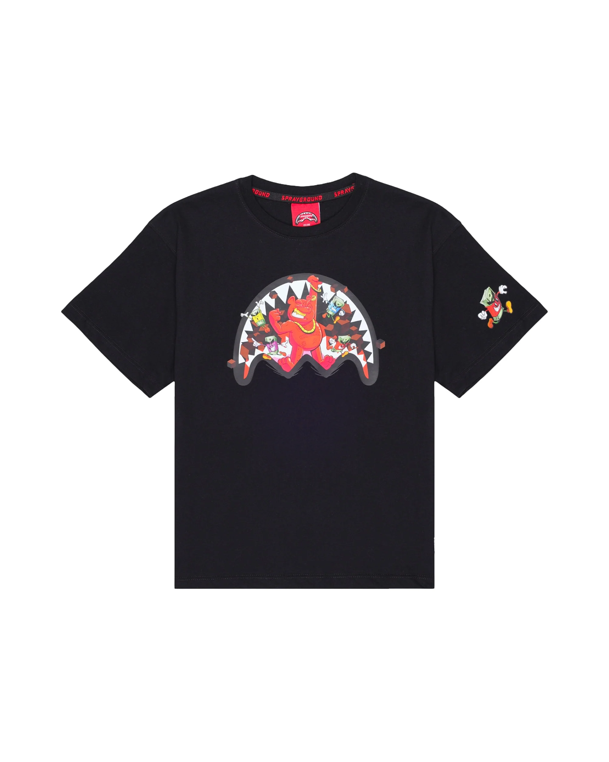 GET OUT BEAR OVER T-SHIRT BLACK