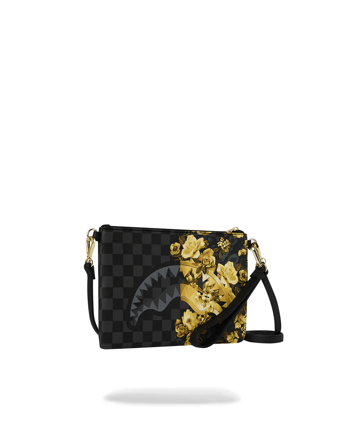 GOLD FLORAL REMIX CROSSBODY POUCHETTE - Image 2