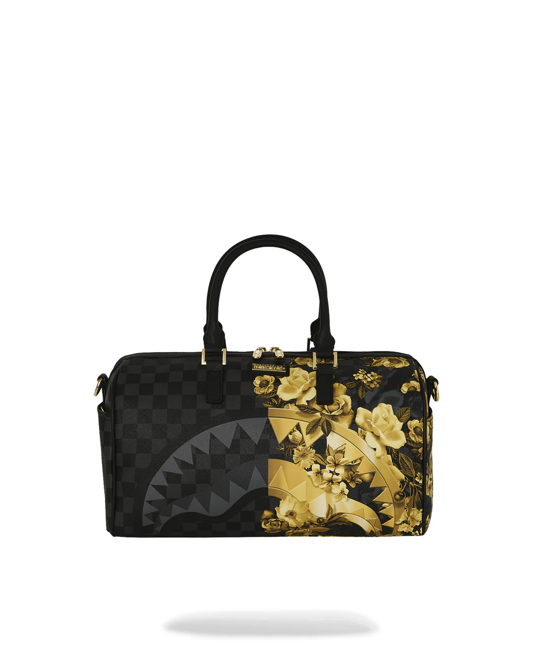 GOLD FLORAL REMIX MINI DUFFLE