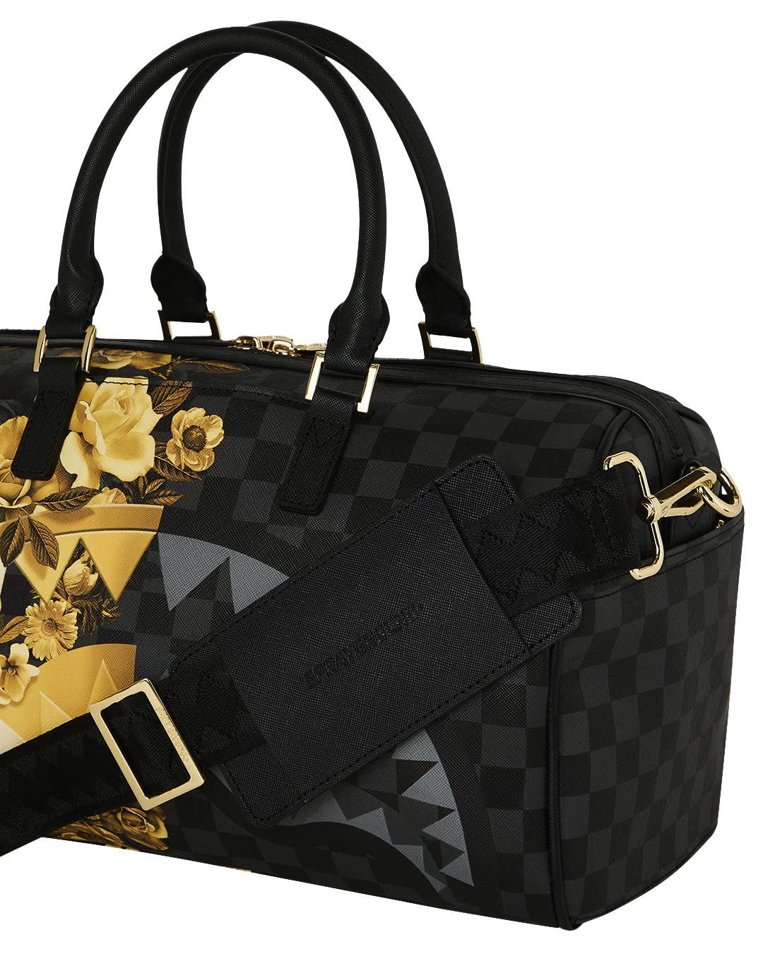 GOLD FLORAL REMIX MINI DUFFLE - Image 5