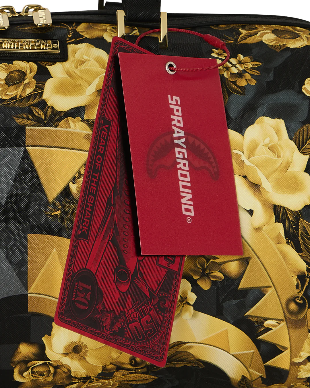 GOLD FLORAL REMIX MINI DUFFLE - Image 7