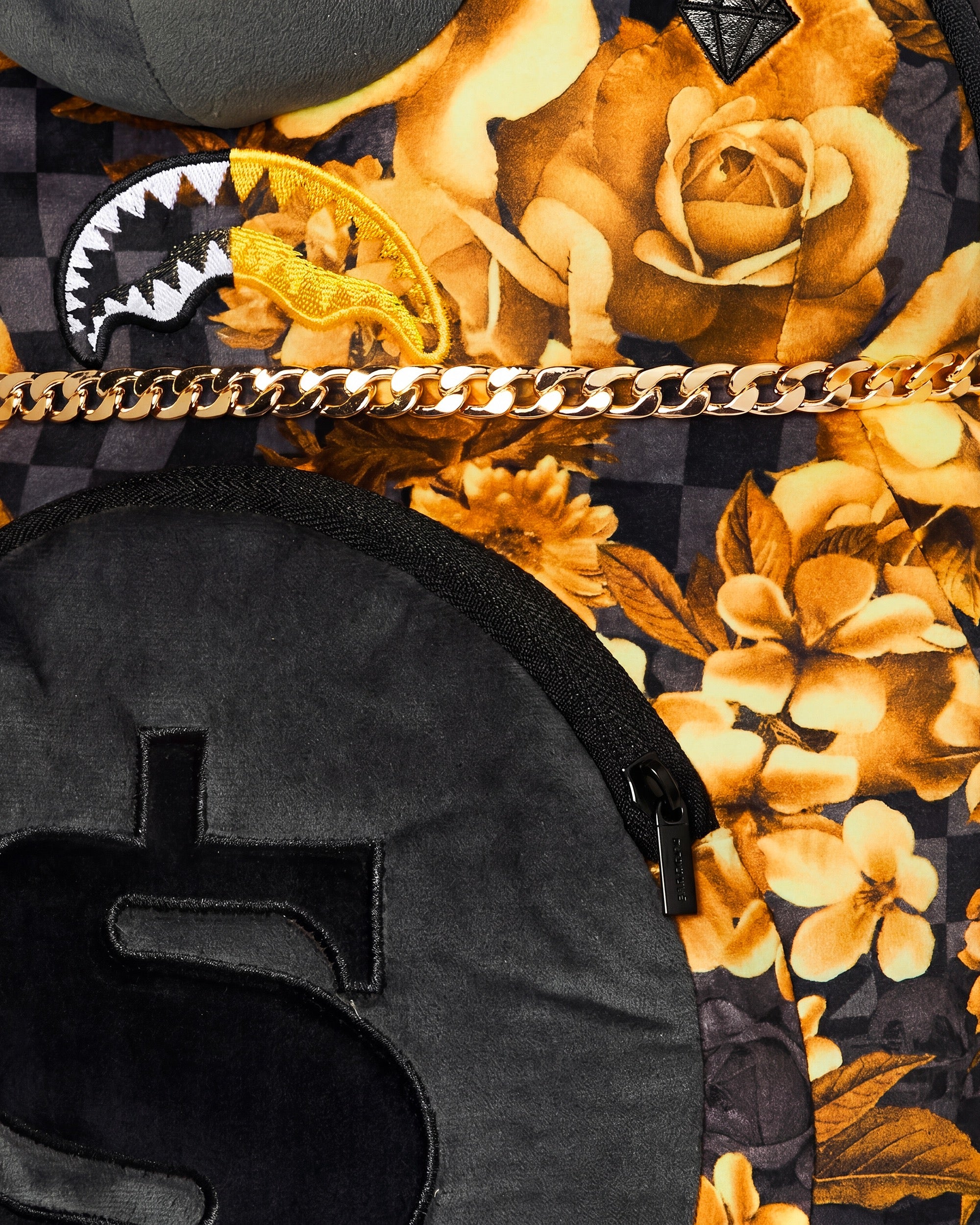 GOLD FLORAL REMIX MONEYBEAR BACKPACK - Image 3