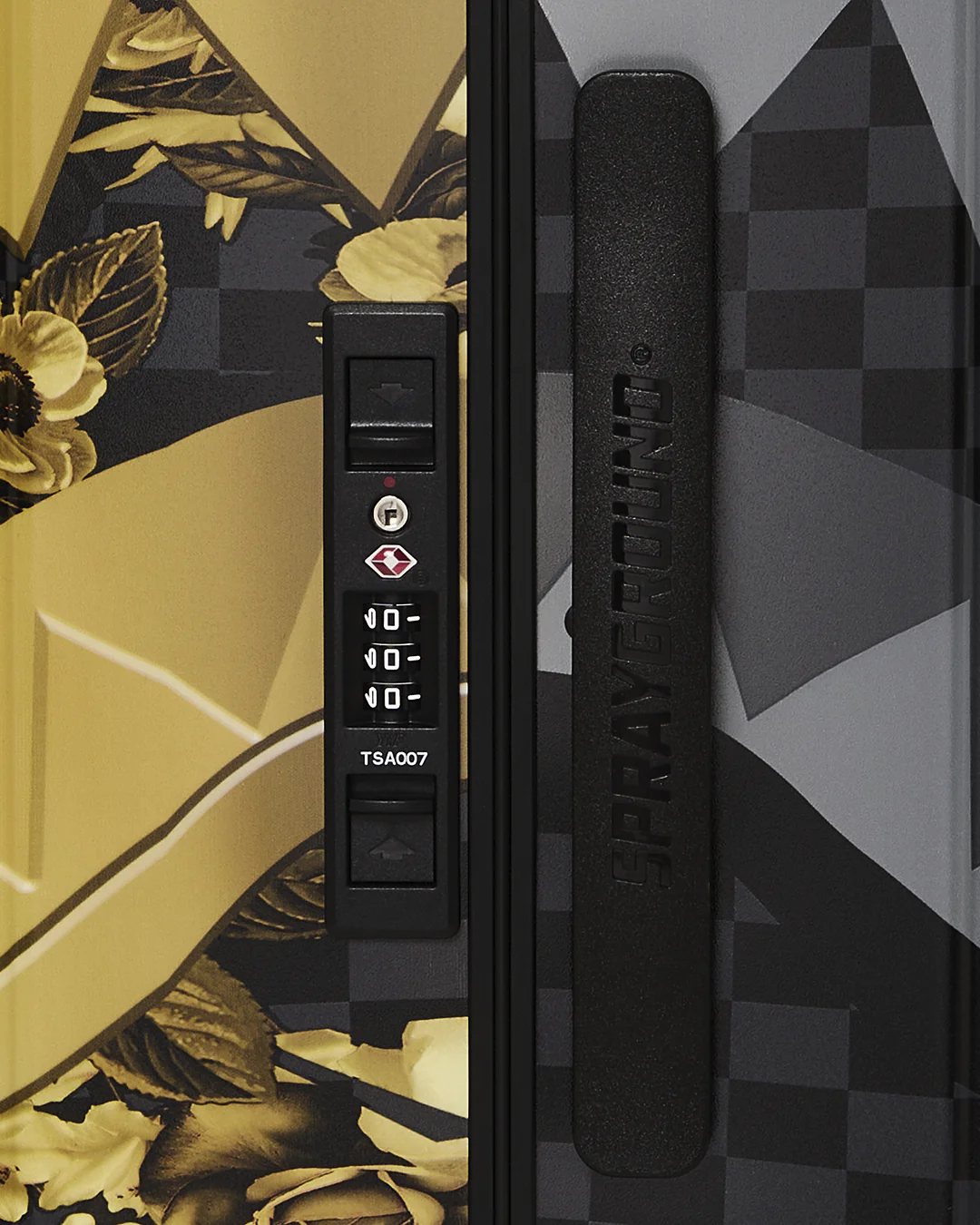 GOLD FLORAL RMX CARRY-ON HARD LUGGAGE - Image 4