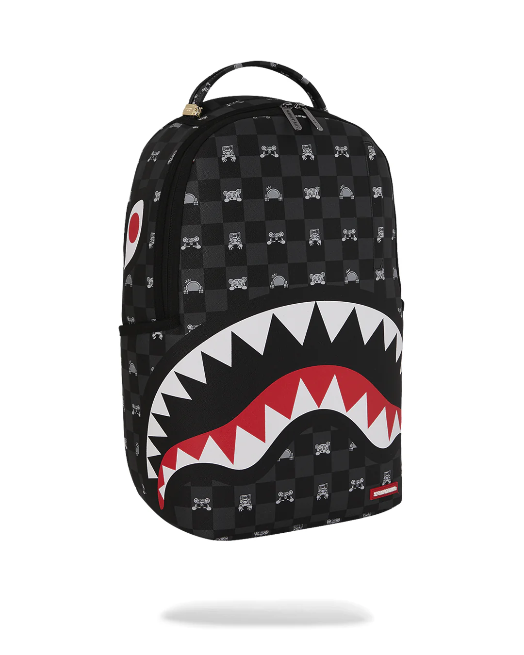 GRAY PEEKING CHARACTER CHECK DLXSV BACKPACK - Image 2