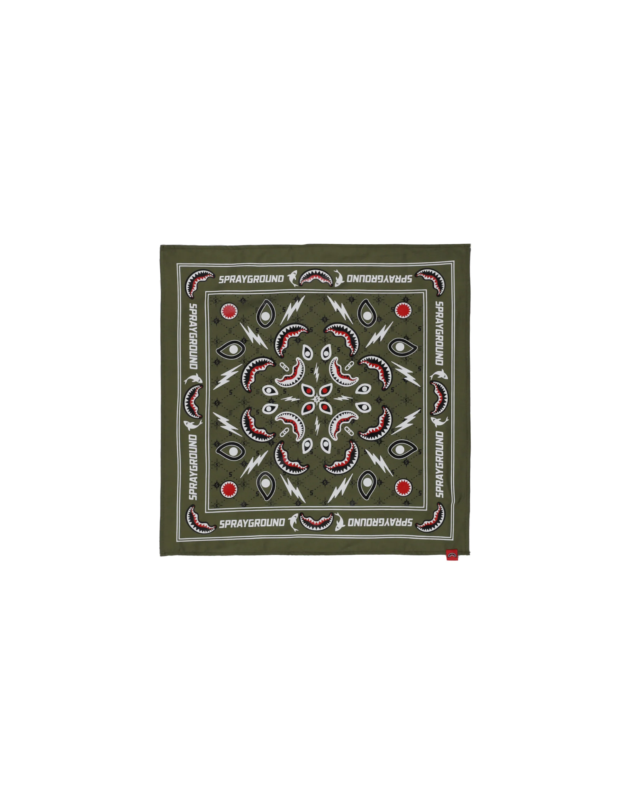 GREEN BANDANA - REGULAR WHITE T-SHIRT - Image 2