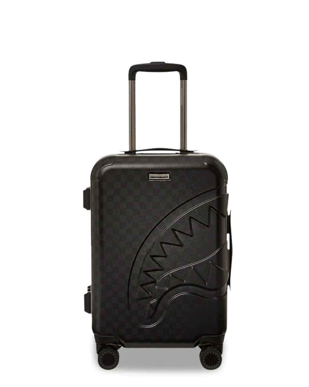 HALF SPRITZ BLACK/GREY CHECK CARRY-ON LUGGAGE - Image 3