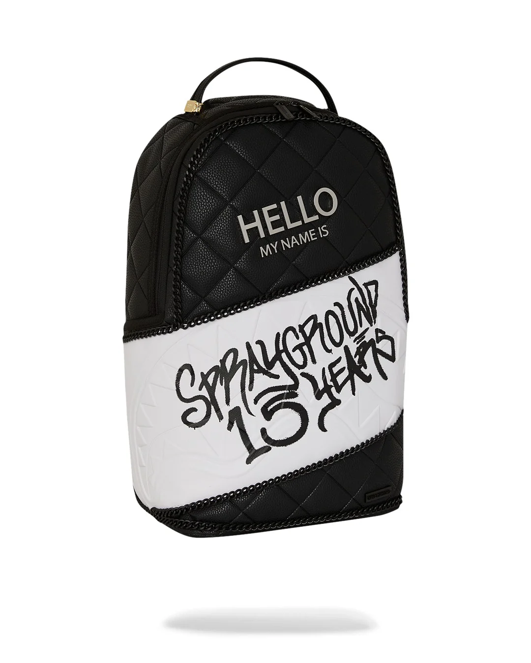 HELLO MY NAME IS 15 YEARS QUILTED BACKPACK - Image 2