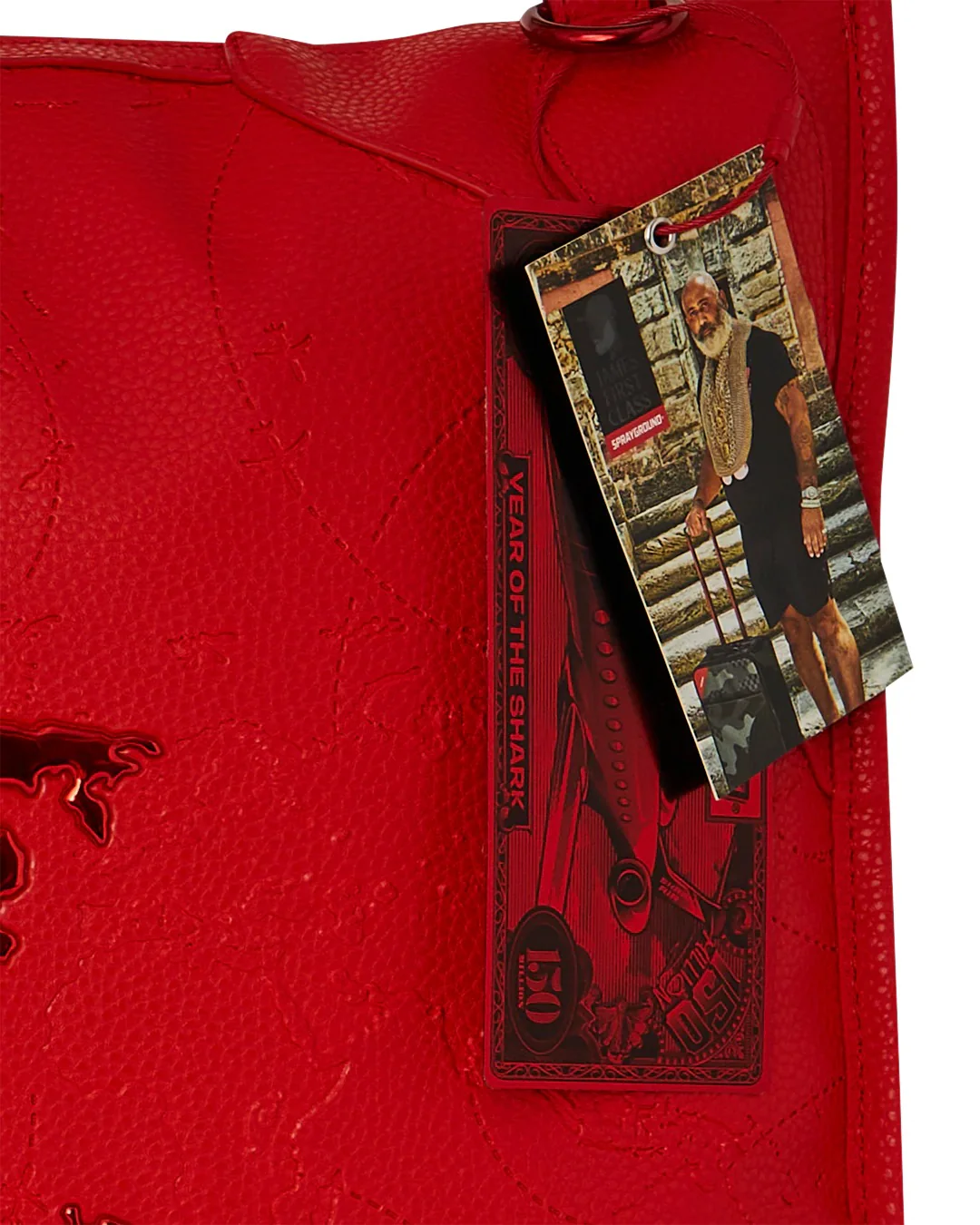 JAMES GLOBAL RED PYRAMID LARGE DUFFLE - Image 13