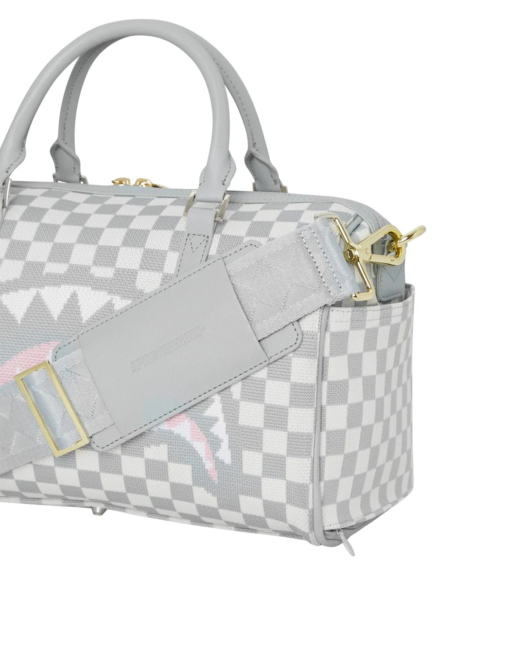 KNIT SHARKS IN PARIS IN CREAM MINI DUFFLE - Image 5