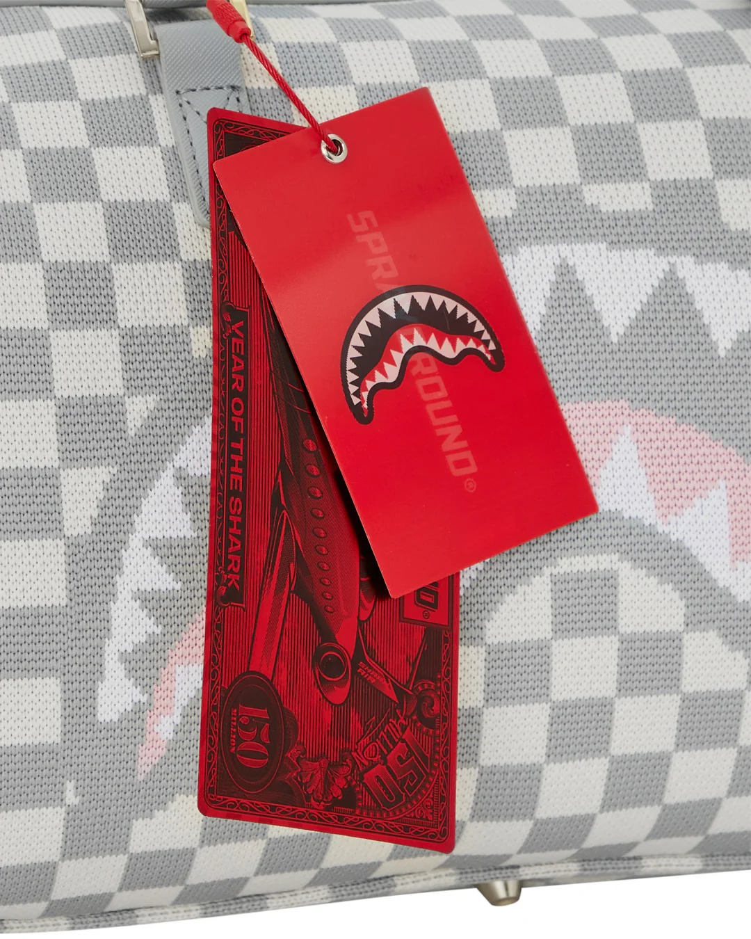 KNIT SHARKS IN PARIS IN CREAM MINI DUFFLE - Image 9